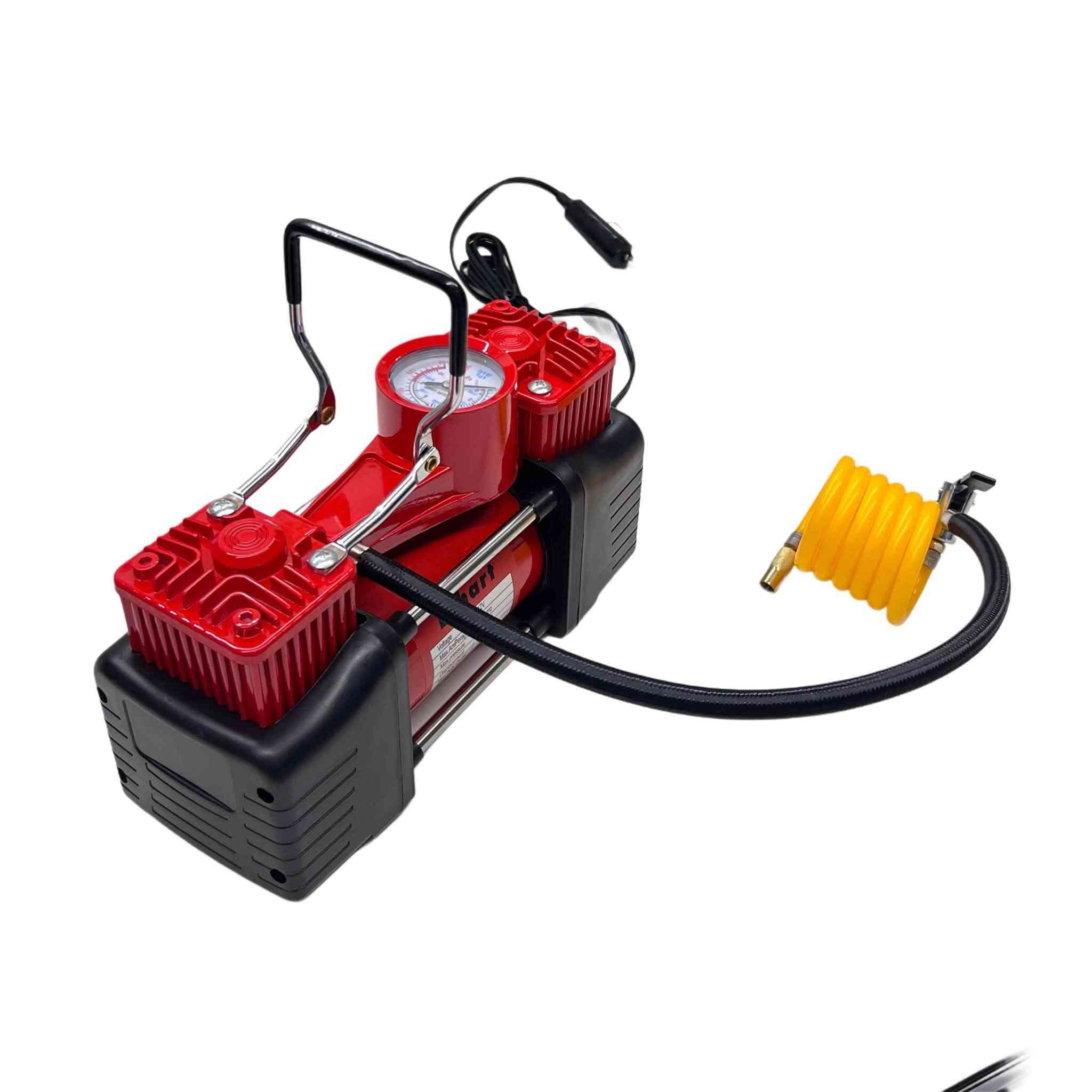 كمبريسر هواء محمول Bihart للسيارة 12V – ضغط قوي حتى 150 PSI

• كمبريسر هواء محمول من Bihart مصمم لنفخ إطارات السيارة بسرعة وسهولة، بحجم  وأداء مناسب للاستخدام داخل السيارة.

• يعمل على DC 12V ومناسب للاستخدام عبر منفذ 12V في السيارة.

• يوفر تدفق هواء أقصى 85 لتر/دقيقة لسرعة أفضل في النفخ.

• يدعم ضغط تشغيل أقصى 150 PSI مع إعادة تشغيل حتى 200 PSI.

• مزود بـ خرطوم هواء بطول 6.5 مع عداد ضغط ومشابك نحاسية صلبة.

• يحتوي على إضاءة LED ساطعة مع تشغيل سهل وتقنية ثبات أثناء الاستخدام.

• يتضمن حماية حرارية أوتوماتيكية للمحرك ضد ارتفاع الحرارة، مع حقيبة حمل قوية مرفقة.

• العلامة التجارية: Bihart
• نوع المنتج: Air Compressor / كمبريسر هواء محمول
• نوع الطاقة: DC 12V
• أقصى تدفق هواء: 85 لتر/دقيقة
• أقصى فولتية: 13.8V
• أقصى سحب تيار: 30A
• أقصى ضغط تشغيل: 150 PSI
• أقصى ضغط إعادة تشغيل: 200 PSI
• أقصى حرارة محيطة: 60°C
• أدنى حرارة محيطة: -55°C
• زمن التشغيل الأقصى: 40 دقيقة عند 40 PSI
• درجة الحرارة لزمن التشغيل: 24°C

راسلنا خاص او اتصل على رقم *********** 
موجود فديو في العليقات ايضاً

السعر  30 الف وتوصيل مجاناً وضمان 6 اشهر
