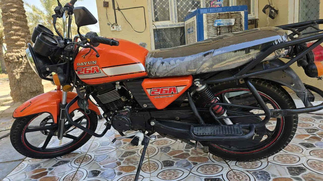 من رخصة الكروب دراجه ديوان موديل 22 أوراق أصولية درجة مكفولة خير من الله السعر 1400وبيها مجال مكاني ديالى الخالص سراجق الستفسار على هذا الرقم ***********
