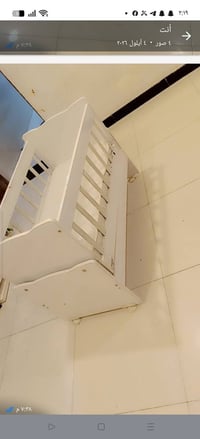 سرير اطفال • نظيفه جداً • دوشك اصلي
