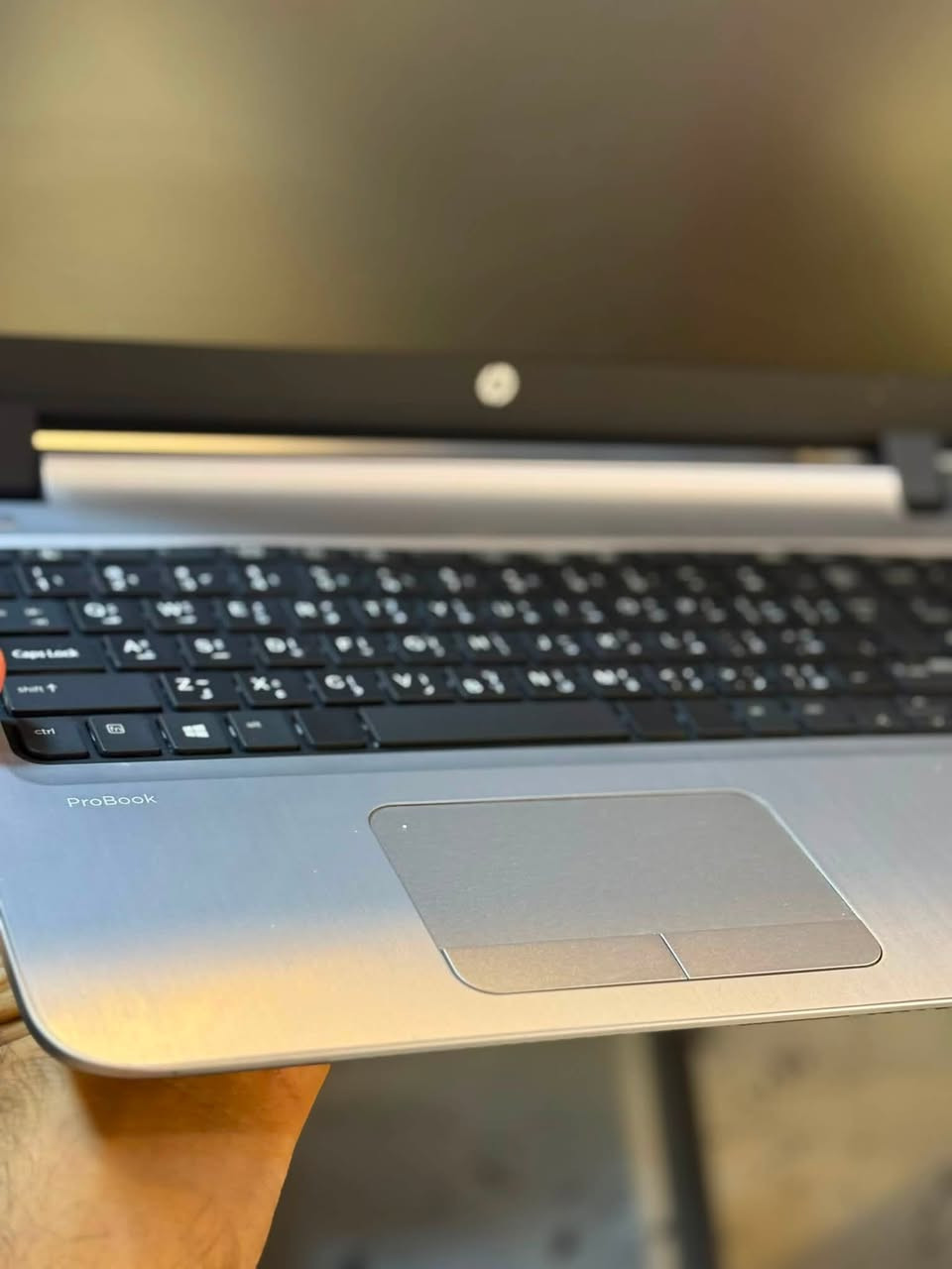 لطلبة الدراسات العليا هذا العرض يخدمكم 
HP - PROBOOK
COR I 5 -G6
RAM 8 
ذاكرة 256 SSD 
حجم 15.6
كيبورد عربي إنكليزي 
الباتري ممتاز 
جاهز البرامج والوندوز وبرامج الدراسة 
يحتوي على CD
منافذ USB عدد 4
منفذ LAL
منفذ HD
نظافة اكثر من 95‎%‎
مكتب البرشا للحاسبات ***********
