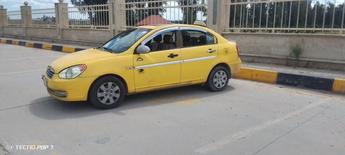 سياره البيع اكسنت موديل 2007 صاحبا الشرعي مغجود تايات جدد محرك قيم السعر 60  ***********
