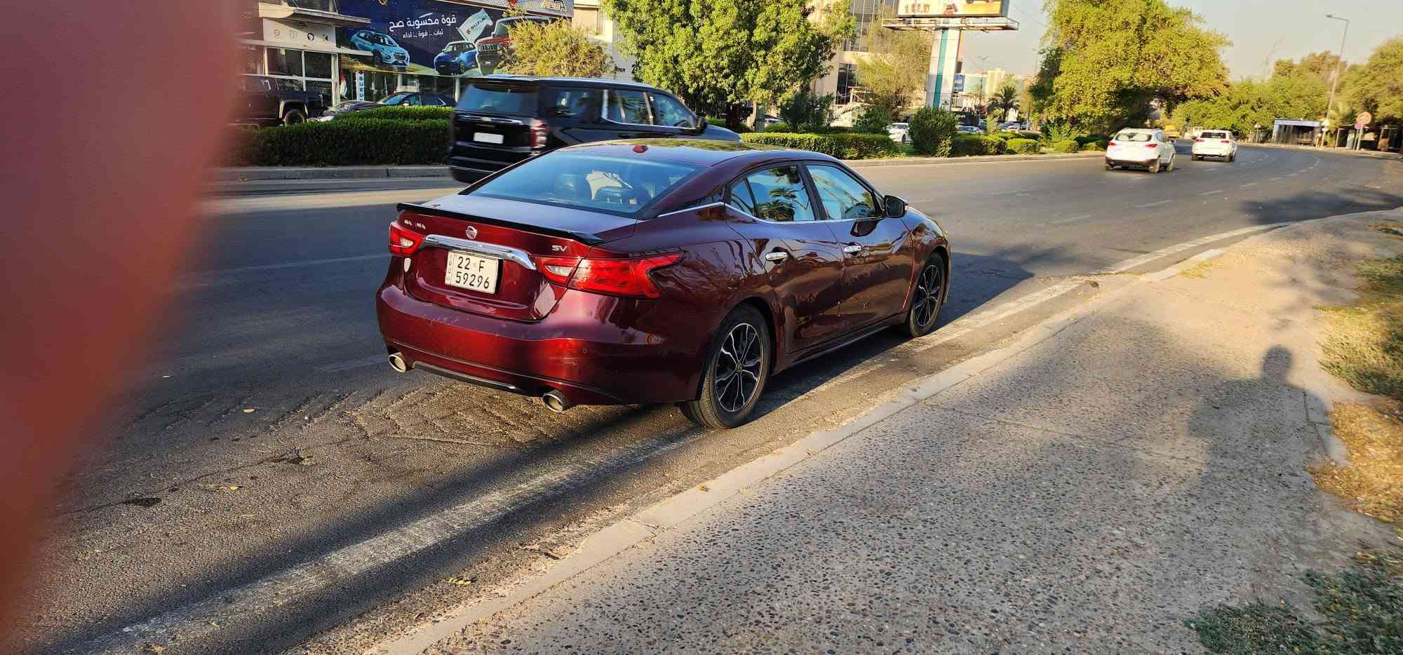 NISSAN MAXIMA 2017 SV
V6 3500
بدون صبغ و بدون ايرباك بس طخات بارد بسيطه 
شاشة 
كاميرا خلفيه
بصمات ابواب عدد ٢
بصمة صندوق
كراسي كهرباء
كراسي الاماميه تدفئة
ماوس شاشة
حساسات ضغط الاطار
٦ ايرباك
الزجاج الامامي دبل جام
وضعية سبورت
حساسات امامي خلفيه ( غير شغاله)
دهن الكير مبدله مرتين ع ايدي
ماي راديتر جديد اصلي 
للبيع فقط 
السعر ١٢٠
***********٠
