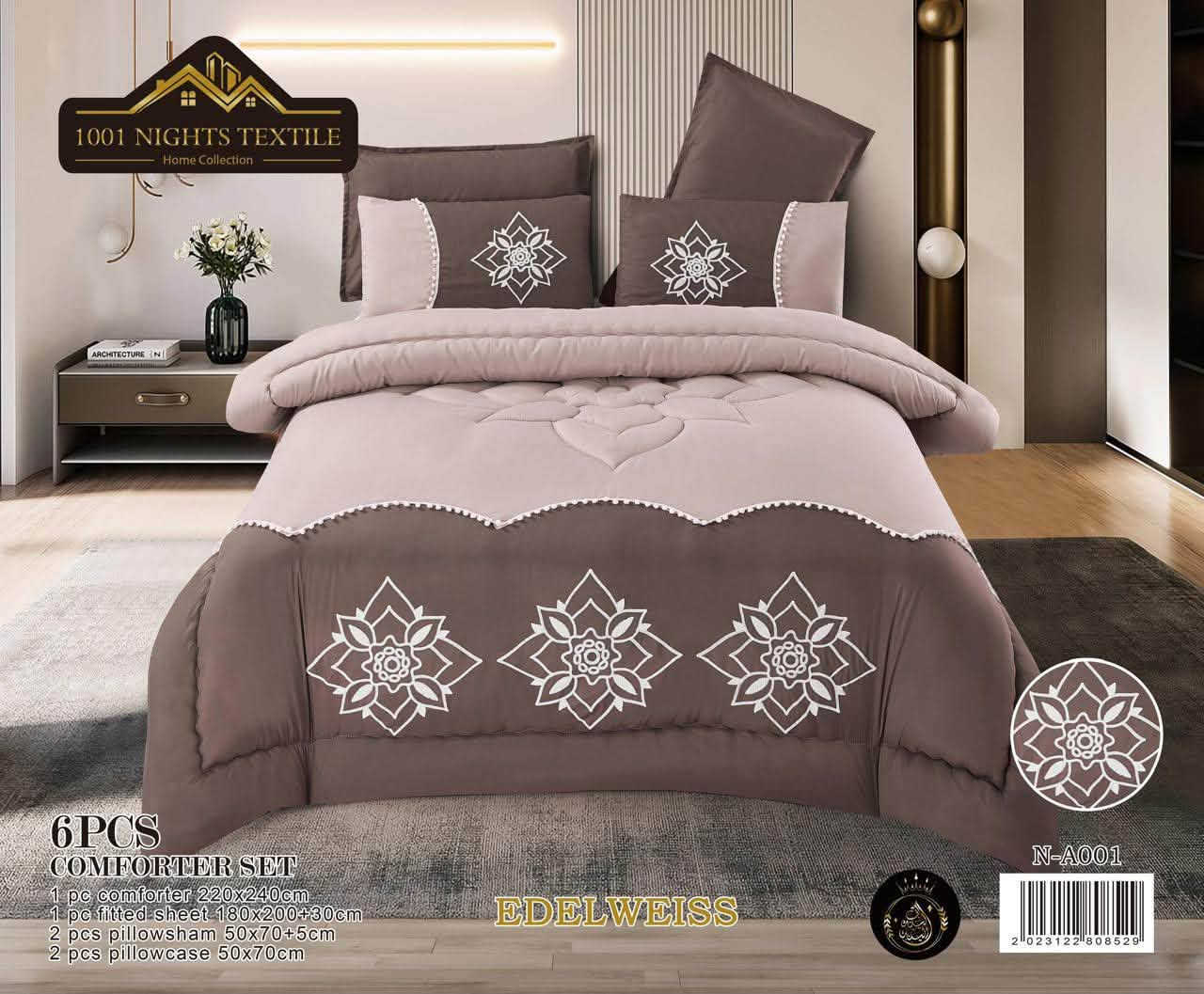 توفر لحاف نفرين قطني تطريز درجه اولى ✅
محتوى 6 قطع😍
 
#القياس 
لحاف 220*240
شرشف 180*200+30
مخاد عدد 4 50*70

♦️#الكمية_محدودة_جداً
…………………………………………………
‏ ‎ملاحظة/ ضمان لحقوق زبائننا  التاكد من الالوان و نوع الخامه عند الاستلام  و اذا كانت مخالفة للمواصفات المعروضة من حق زبائننا الكرام رفض المنتج و عدم  استلام الطلب 🤍🌹

العنوان / الديوانية/الحمزة/شارع الهوى/بالفرع المجاور لكوزمتك حامد دايم🌷

🚕🚕 توجد خدمة توصيل بغداد 
و جميع المحافظات 🚕🚕

للحجز والاستفسار مراسلة صفحاتنا على الفيسبوك والانستا وايضاً على تطبيق الواتساب  او الاتصال ***********📞
