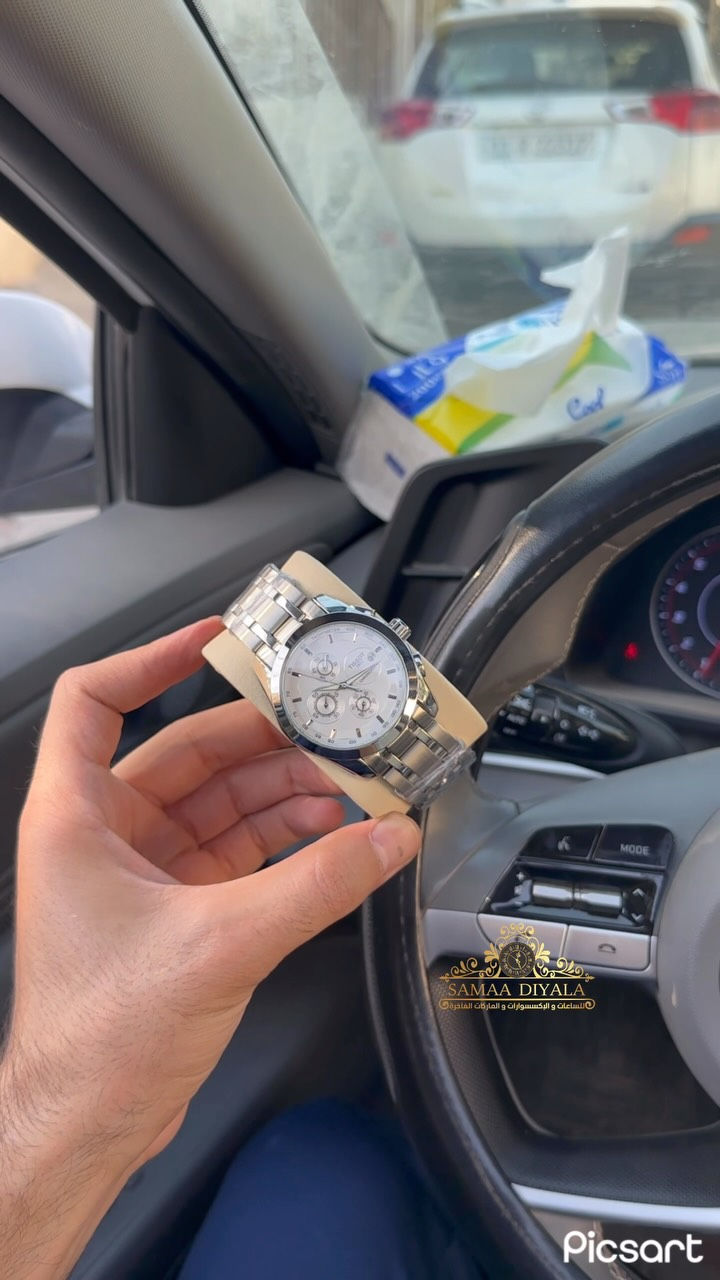 تميزو معنا ...
رجالي 
كوالتي عالي 
مكينه اصلي 
سناتر شغاله 
نضام ستوب وج 
ضد الماء 
طلاء ثابت 
تاريخ شغال 
جام ضد الخدش 
قفل سير فراشة 
توصيل داخل بعقوبة مجاني
يوجد توصيل لجميع المحافظات 
#تغليف #ساعات #هدايا #ورد #ديالى

نص مكتوب في الصور:
- SAMAA DIYALA للساعدة و الإكسسوارات و الماركات الفاخرة Picsart