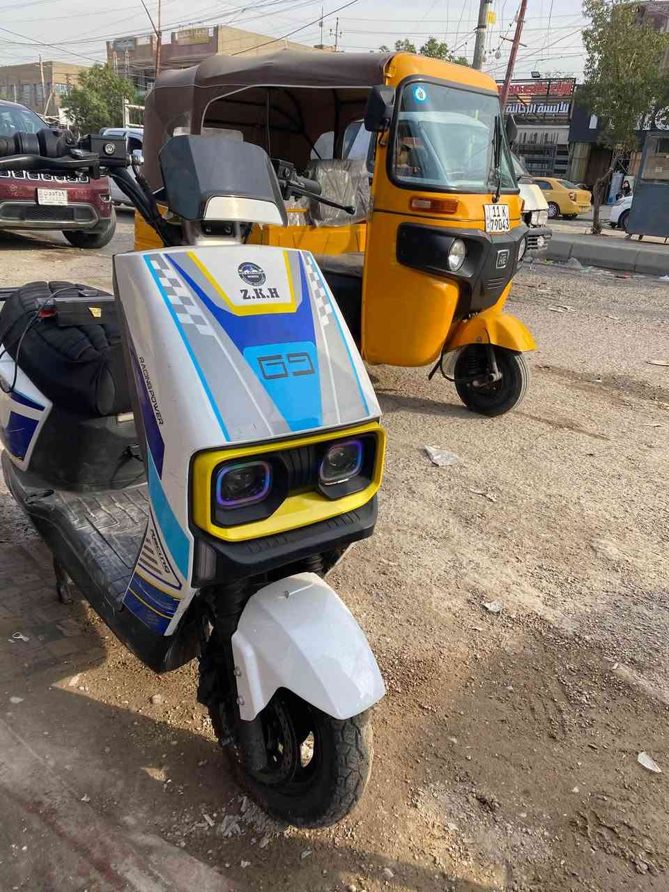 دراجة • بطاريات جديدة • بغداد حسينيه