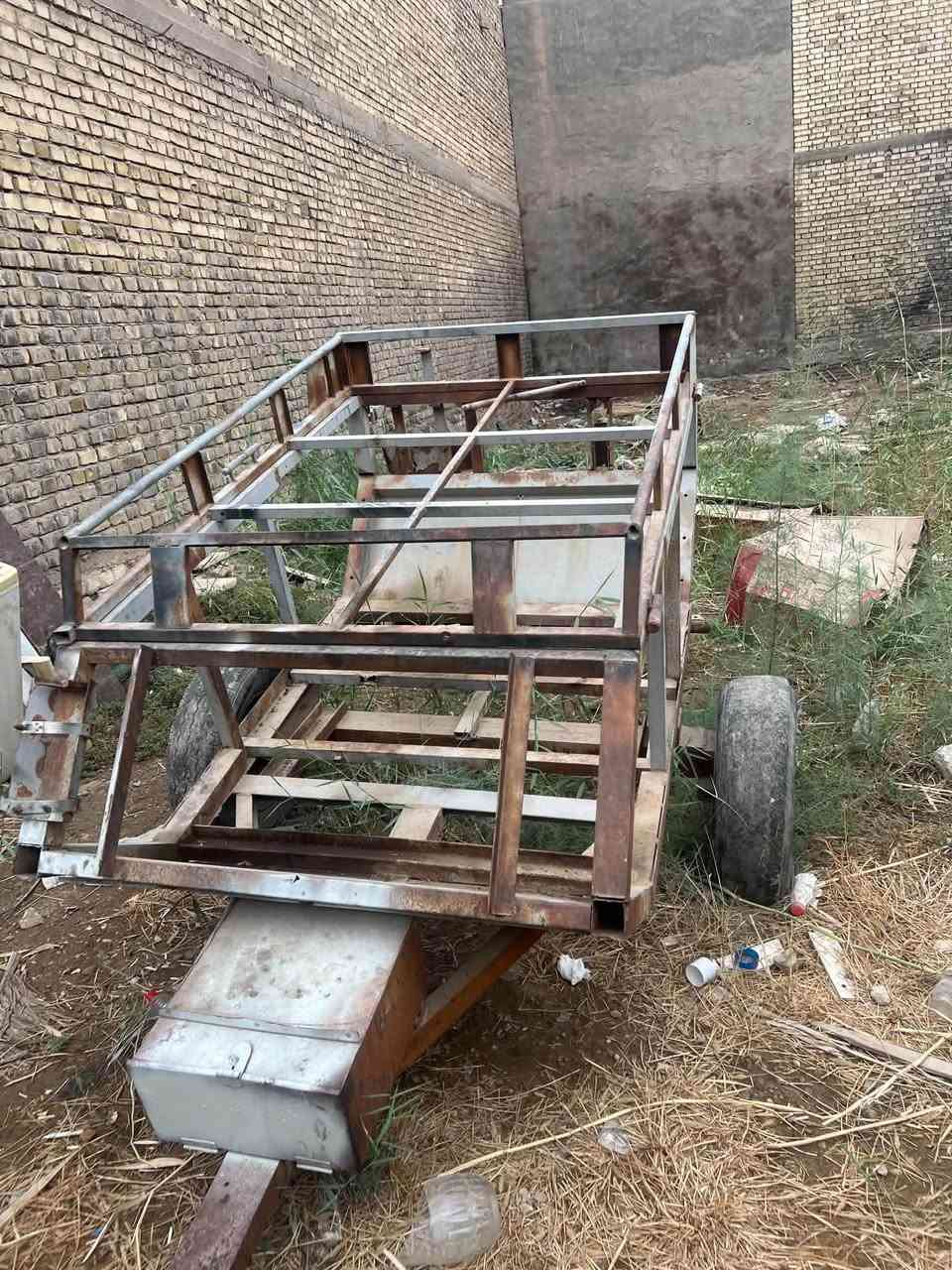 عربة مقطورة • تاير ١٤ • حدادة مضبوطه