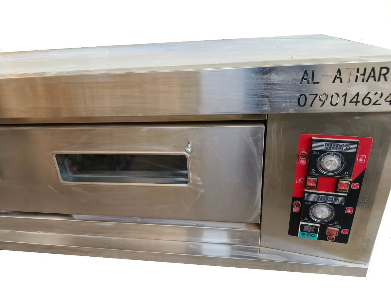 اعلان بيع مواد كهربائية
فرن قياس 177×110 كهرباء وغاز  السعر مليون و ثلاثمائة الف  وفرادة عجين 750الف   المواد جديدة غير مستعملة أما بالنسبة للسعر فمجال التفاوض  عليه بالحد المعقول علما ان المواد موجودة في الانبار - قضاء هيت 
للاستفسار الاتصال بالرقم ***********
