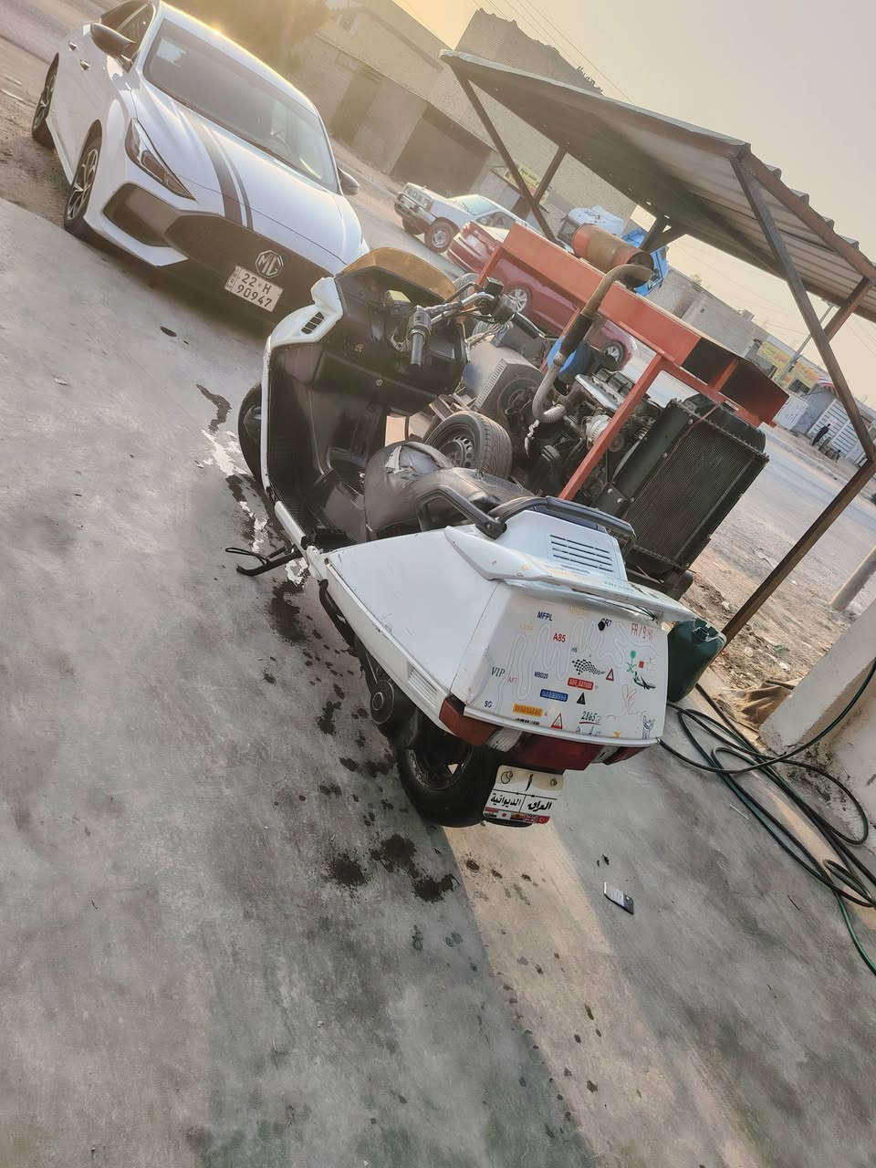 السلام عليكم فيوجن للبيع دراجه نضيفه تجفيت جديد ڱڵـه  شغال عوزه بس صالنصه مكاني كوفه  ‏‪***********
