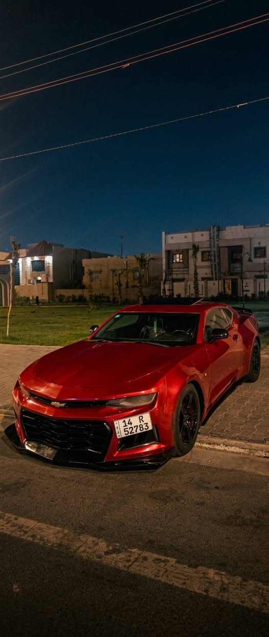 شيفروليه كامارو (Chevrolet Camaro) للبيع 🔥
المواصفات: فول مواصفات الأخير 

الموديل: [2016]

اللون: أحمر ماروني (Redline) متميز

المحرك: [ 3.6  سلندر 6]
 [156000]

الحالة: ممتازة جداً، نظيفة ومفحوصة، جاهزة للاستخدام.

التجهيزات والمميزات:

فتحة سقف

جناح خلفي رياضي (Spoilers)

جنوط رياضية بلون أسود

إضاءة LED أمامية وخلفية

شاشة معلومات ونظام صوتي مميز

حادث جدآ بسيط مقدمة البنيد فقط 
وبالعراق نص چاملغ خلفي بدون (ايرباك) 

تكييف ممتاز وصيانة دورية منتظمة

 (البصره) [14 R 52783] 
السعر المطلوبة: [105] (قابل للتفاوض البسيط للجادين) المكان: [البصره]

للتواصل والاستفسار:

رقم الهاتف: [***********]

واتساب: [***********]
