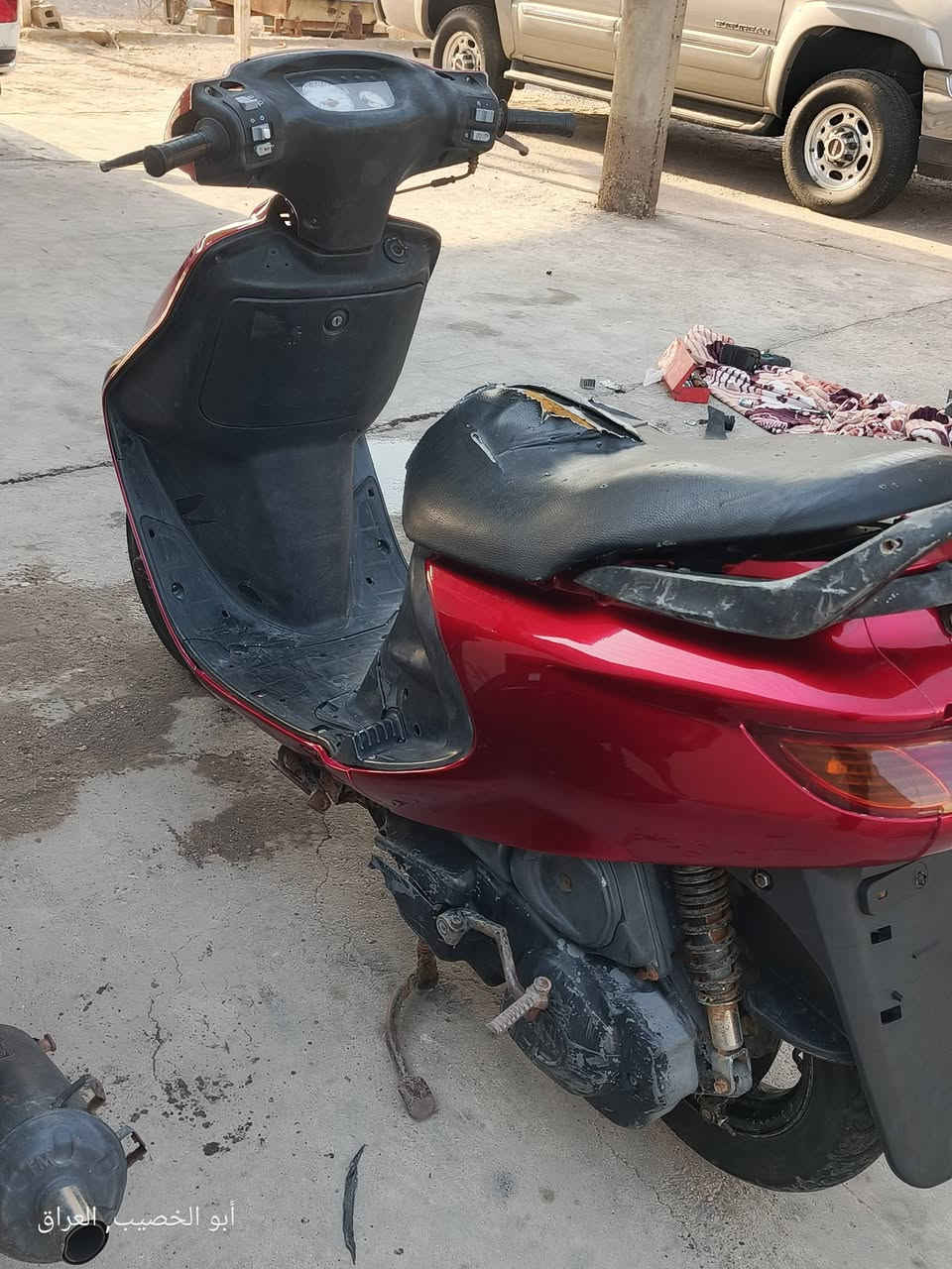 دراجه فراشه للبيع رمبه مكينه ما مفتوحه دراجه سوادات كلها ختم واحد كفرات اصليه مختمه كهربائيات كلها شغلا تايرات جدد الدراجه صارلها شهر من نازله من الرمبه كلها بلاديه السعر 600 وبيها مجال العنوان البصره ابي الخصيب العوجه قرب مستشفى الصيني ***********
