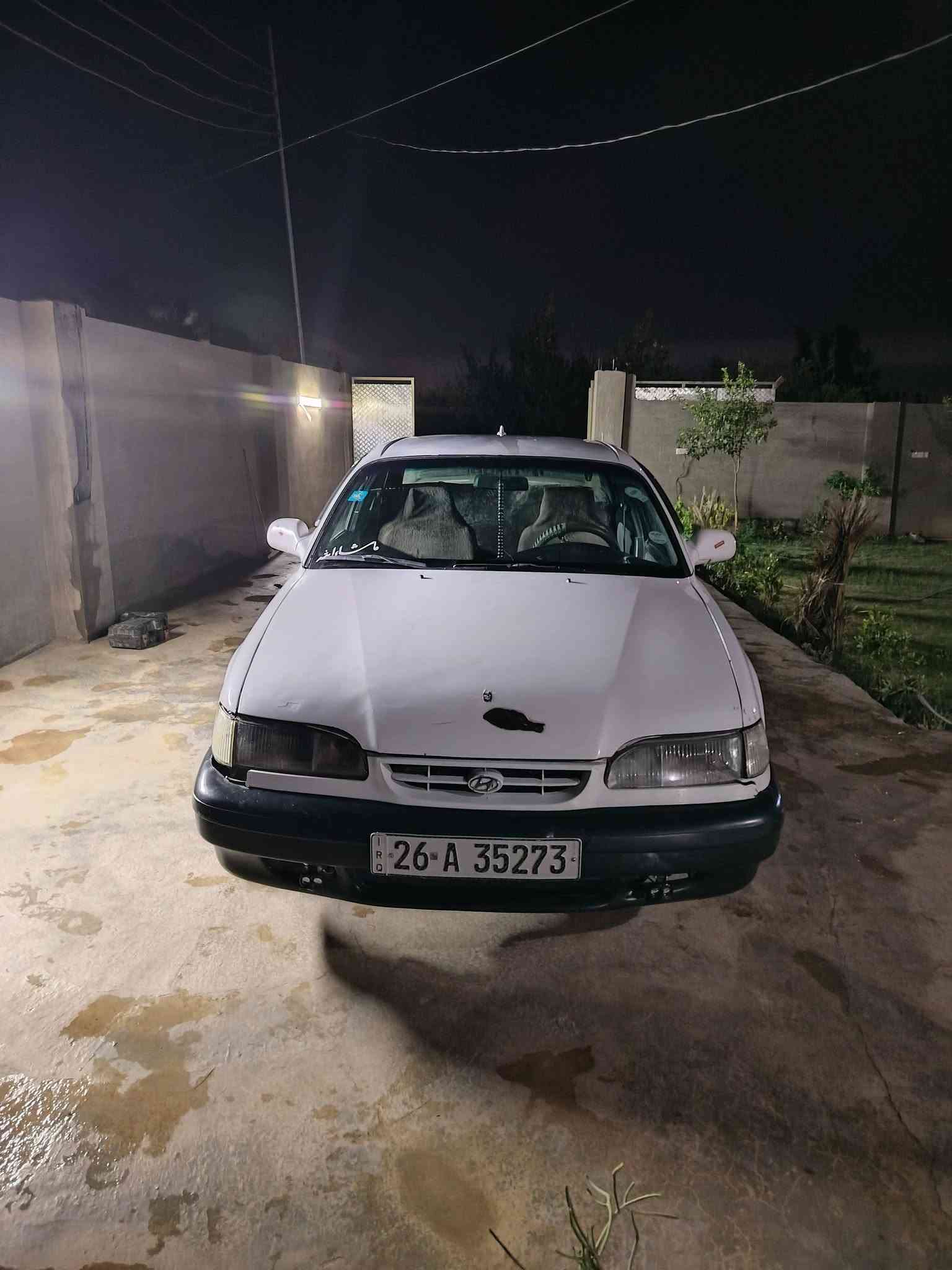 السلام عليكم سوناتا 2 موديل 1994مصبوغه  مكينه مفتوح 1800 كهربائيات كلها شغاله رقم نكليزي تحويل مباشر كرير اوتماتيك  حساس واحد مكفول كهربائي شغاله سيارة حلوه وجاهزه  السعر ٤٠ وبيه مجال المكان صلاح الدين قضاء الضلوعية ***********
