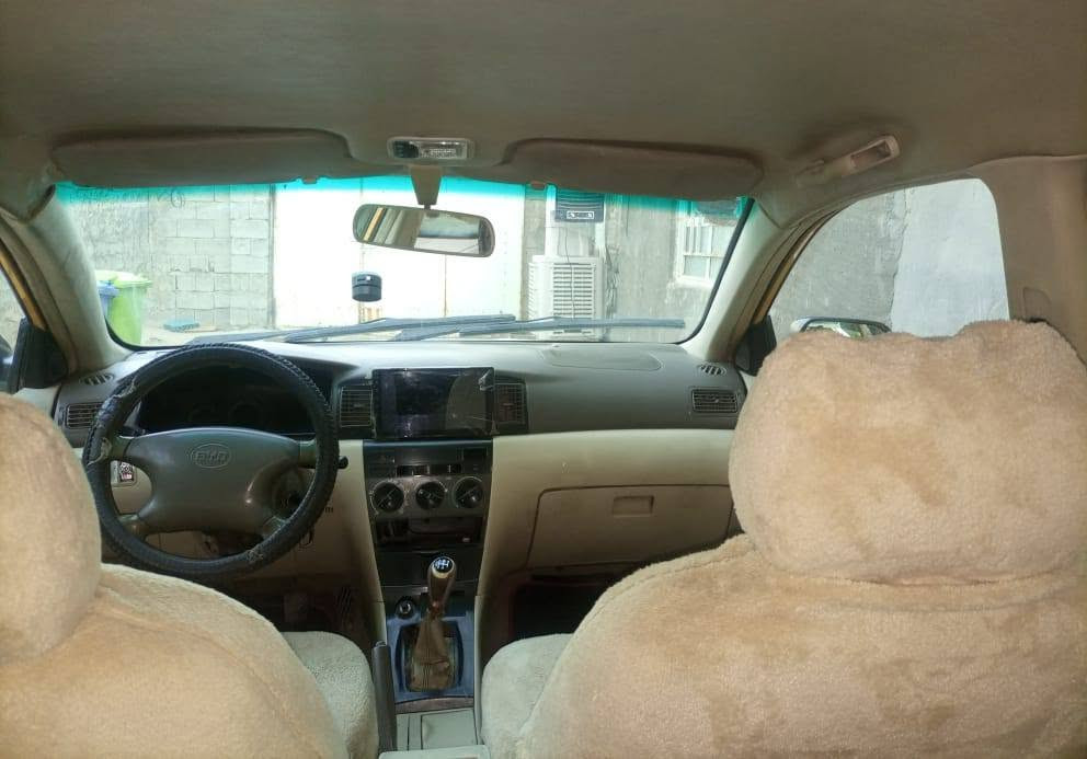 بي واي دي f3 2010
گير عادي  محرك مسيوبوشي1600
تبريد خير من الله  
صدر جديد 
كهربائيات ما بيها نقص

الگشر شوف العين

هيئة وغرامات شي بسيط عليه رقم انگليزي 
  
السيارة بأسمي التحويل ثاني يوم

مكاني بغداد/طريق بعقوبة القديم(السياحي)

السعر 39 

***********  
بيه واتساب
