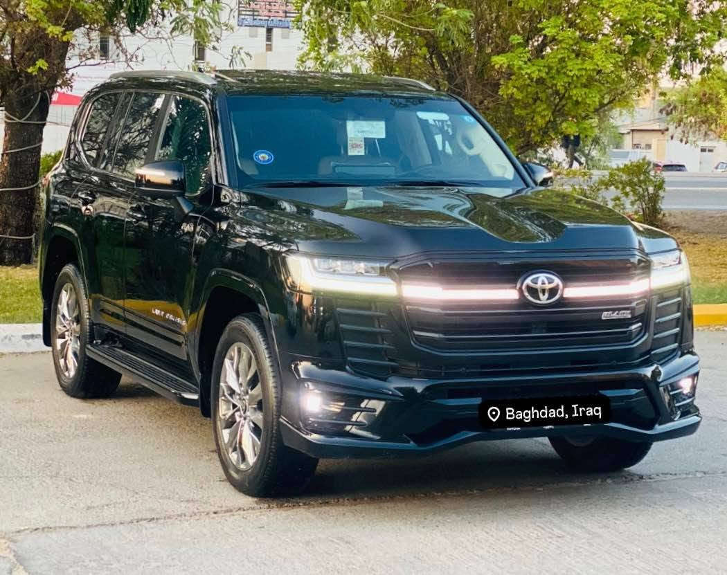السلام عليكم 
بعد التحية والتقدير 
تويوتا لاندكروز 2024 VX BLACK LIMITED باب اول SAS تطبيق كفالة عامة صبغ بارد رصعة شخط تبديل تعديل كفالة من كل شي بااسمي تحويل ثاني يوم السيارة كلش جديدة
العدة والكاعيات والسماعات موجودات تخم تاير محرك كير كهربائيات كلة بشرط ماشية 37 الف كيلو 

المواصفات 
رادار امامي جانبي خلفي
‎5 بصمات 
فتحة
بردة خلفية 
تحكم ستيرن فول
كراسي كهربائي 
لايت امامي 3 عدسات
‎كامرات 5 
‎كراسي خلفية كهرباء + تبريد 
‎كراسي امامية تدفئة تبريد +كهرباء+ ميموري 
‎شاشة جبيرة
شاحن لاسلكي
شاشات خلفية 
‎فتحة سقف بصمة 
‎تعديل مسار 
‎سماعات JBL
‎دشبول ديجيتل 
اوتو هولد
‎سايد بريك دكمة
‎ستوب لايت ليد
وبعد هواي مواصفات
السعر 748 وبيها مجال
***********
مكاني بغداد العامرية بااسمي تحويل مباشر 
اخوان لتقارنها بvx العادي هاي بلاك تصير اغلى بالشركة والسيارة كلش جديدة بدون اي ملاحظة وساز اصلية 
تحياتي بغداد, العراق
