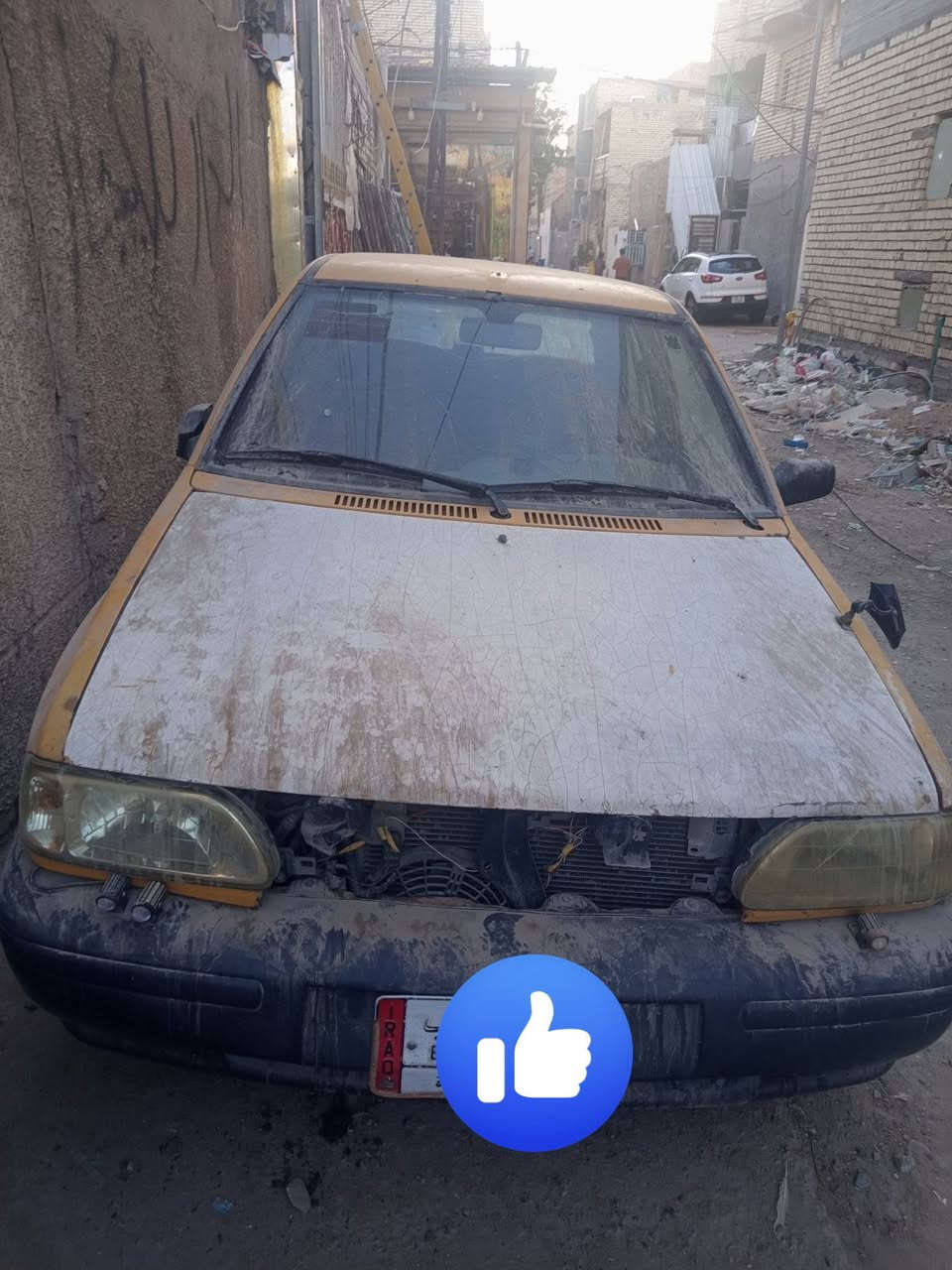 السلام عليكم سياره سايبا للبيع باسمي السياره محرك طافي والباقي كفاله كير وتبريد شغال اسياره باسمي تحويل ثاني يوم ابيعلك على وضعهه العنوان بغداد الغزاليه ب١٨ وبيهه مجال تريد اتصل غير متواجد ع فيس***********
