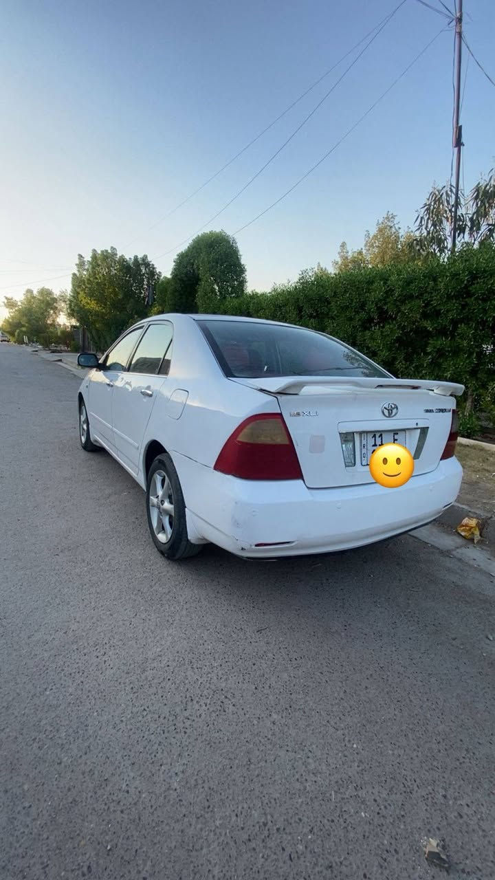 السلام عليكم 
سيارة كورلأ للبيع
موديل2007خليجي
بيها صبغ جاملغ خلفي وايمن بدون دواخل
محرك جديد 1800
رقم بغداد بأسمي
صدر جديد تخم تاير جديد
سيارة جاهزة ومرتبة بالعافية ع ياخذها
السعر 75$بيها مجال
العنوان بغداد البلديات
رقم الهاتف***********
غير متواجد ع الفيس
