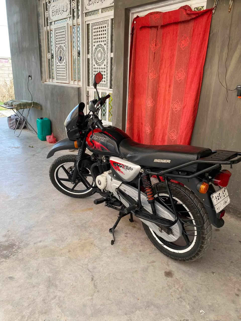 بوكسر موديل 23 رقم بغداد تحويل ثاني يوم تجفيت شركه الاصلي وكاله مكان بغداد تقاطع نهروان
*********** السعر 2200 وبيها مجال زوج تايرات جدد ما عدا قمجي سرعه
