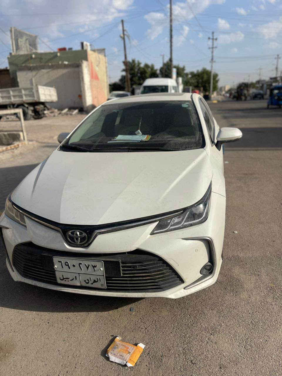 السلام عليكم كورلا ساز
موديل 2021 
ماشيه 130km 
مكانين بارد رقم اربيل 
مكلف بنشر رقم صاحب السياره
*********** البصرة, العراق
