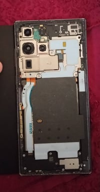S22 Ultra تفصيخ S22 ultra لون اسود سيم كارت مع الفريم والظهر وباب سيم ...