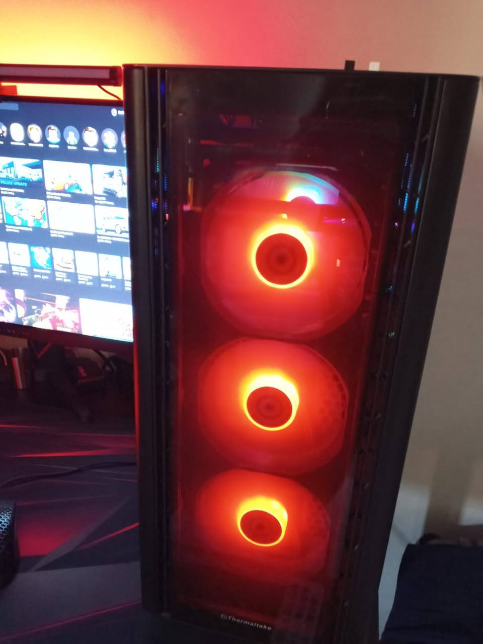 سلام عليكم سيت اب كامل للبيع فقط بدون سماعه 
Cpu i5 12400f
Memory 16 ddr4 speed 3600
Disk team group 1T
Gpu 3060 8gb gigabyte 
M.bord msipro760m-e ddr4

Power 550
Gameon 180hz 2k 
Keyboard red dragon 
Mouse red dragon 
Mouse bad
ميز ماعرف شكد حجمه صراحه ليد
اناره لد من صفحتين تتركب فوك شاشه
6fan
حلو ابيع ملحقات 
مكسر صوت ماخذه ب60 
سعر 1400000 مليون وربعميه رقم الهاتف ***********
***********

