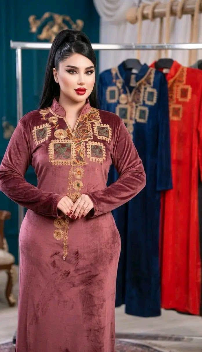 دراعة تونسي • مخمل سوفت • مقاسات L-3XL