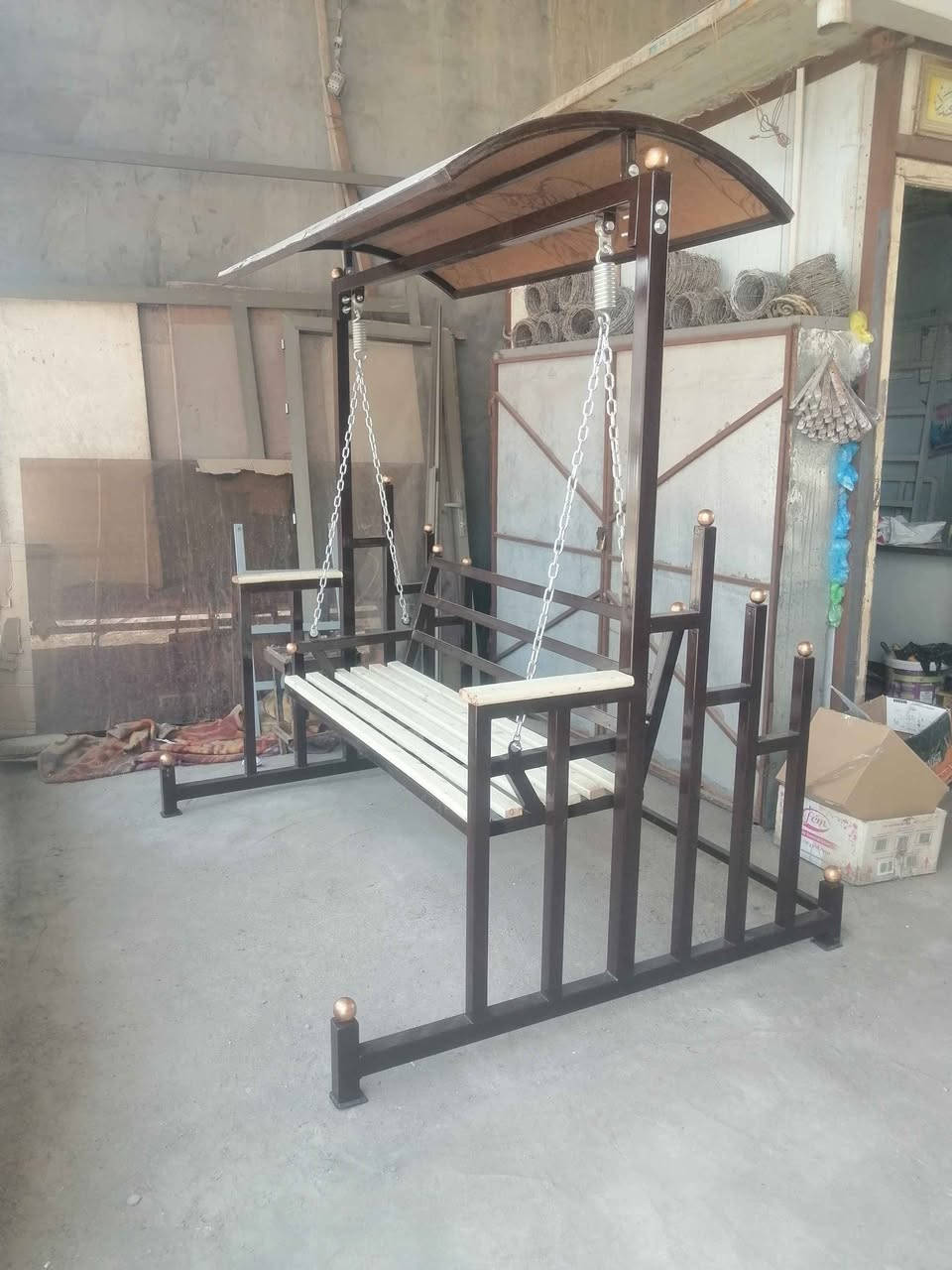 ع بركت الله يتوفر لدينا مرجوحة تفصال جديد ٣ نفر حديد ثقيل درجه اولى عنوان البصرة ابي خصيب منطقه السبيليات علوه سيد علي للستفسار مراسله ع الخاص *********** ابو الخصيب, البصرة

