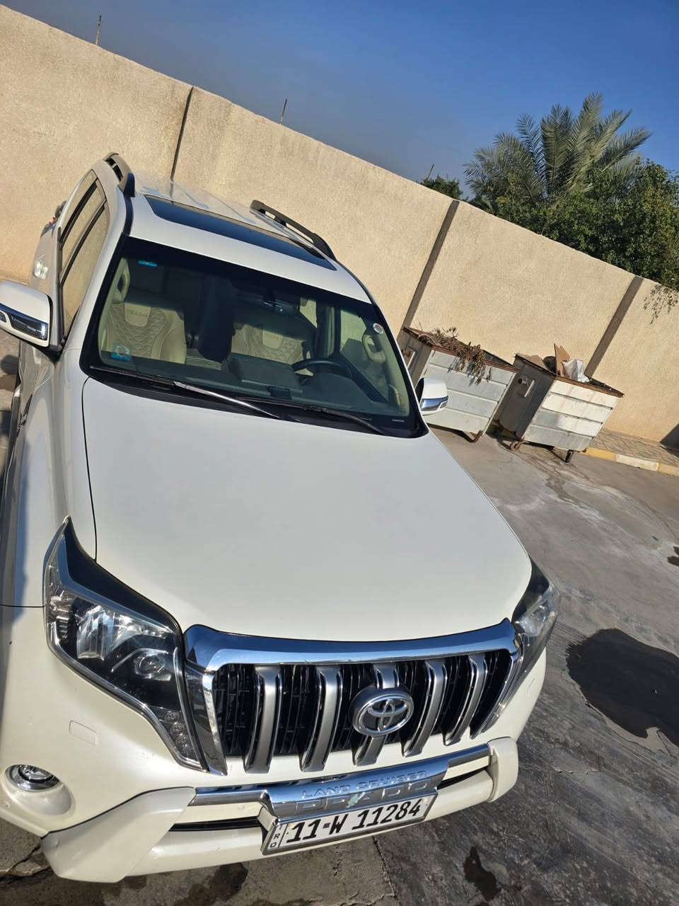 السلام عليكم للبيع برادو  vx فول مواصفات رقم بغداد كشنات تبريد زراك لايت بدون صبغ مكفوله موديل 2015 حساس امامي خلفي لايت زنون ٦ سلندر مكينه ٤٠٠٠ للستفسار *********** السعر ٣٣ الف $ بيها مجال بصيط
