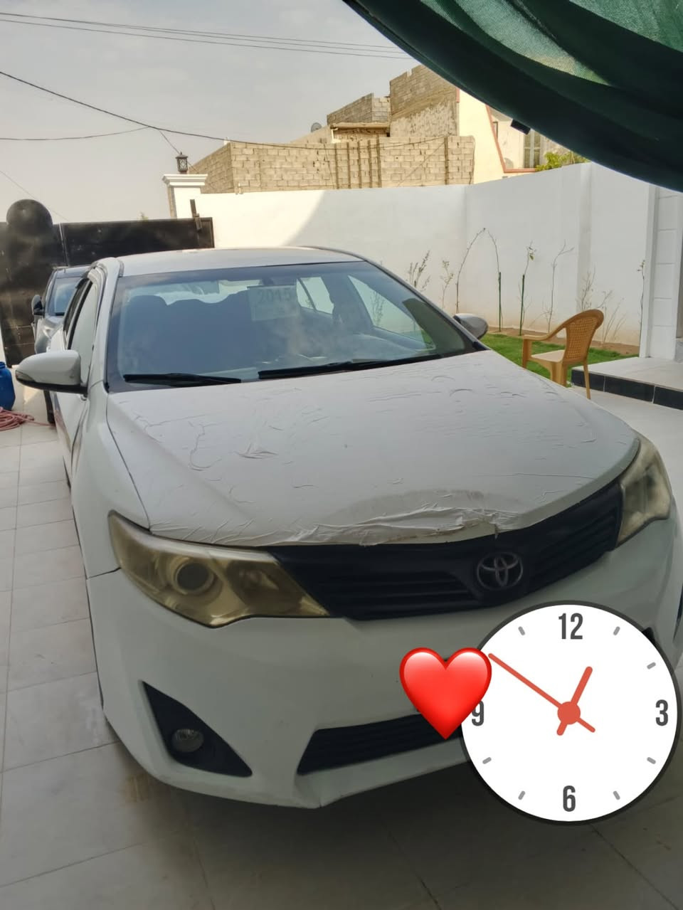 سلام وعليكم من رخص الدمن سياره كامري ألفين 15 سيره جديده ما بيه نقص كلشي كير محرك مكفول صدر جديد تخم تاير تخم ويل سياره كلش حلوه  أبيع بدون تحويل صاحبها ماندله وين. ويرهم مراوس ول ستفسار اكثر ***********

نص مكتوب في الصور:
- CAMRY