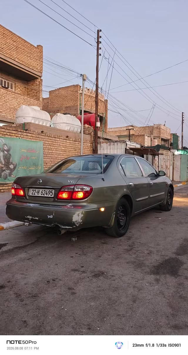 سلام عليكم نيسان مكسيما موديل 2003 رقم اربيل خليجي سيارة بأسمي محرك و كير حاوية صدر امامي خلفي تبريد شاشه كامرة دوشمه جديدة مرشوشه كلير حزام فقط قمارة بنيد و صندوق مابيهن صبغ تخم تاير سيارة جاهزة من كلشي ترايك وين ما تريد بيها نقص واحد فقط بس باور ستيرن بي صوت فقط ويوكع من السعر جاهزة من كلشي السيارة السعر 58 وبيها مجال بسيط وشرط التحويل ماابيع وكالة بأسمي والصور واضحة كدامك تجي وعلى راسي مكاني بغداد الحسينية رقمي
سلام عليكم نيسان مكسيما موديل 2003 رقم اربيل خليجي سيارة بأسمي محرك و كير حاوية صدر امامي خلفي تبريد شاشه كامرة دوشمه جديدة مرشوشه كلير حزام فقط قمارة بنيد و صندوق مابيهن صبغ تخم تاير سيارة جاهزة من كلشي ترايك وين ما تريد بيها نقص واحد فقط بس باور ستيرن بي صوت فقط ويوكع من السعر جاهزة من كلشي السيارة السعر 58 وبيها مجال بسيط وشرط التحويل ماابيع وكالة بأسمي والصور واضحة كدامك تجي وعلى راسي مكاني بغداد الحسينية رقمي *********** 
***********

نص مكتوب في الصور:
- NOTE 50 Pro 2026.08.26 09:16 AM 14mm f/2.2 1/894s ISO106
- NOTE 50 Pro 2026.08.08 07:11 PM 23mm f/1.8 1/33s ISO778
- NOTE 50 Pro 2026.08.08 07:11 PM 23mm f/1.8 1/33s ISO678
- NOTE 50 Pro 2026.08.08 07:11 PM 23mm f/1.8 1/50s ISO713