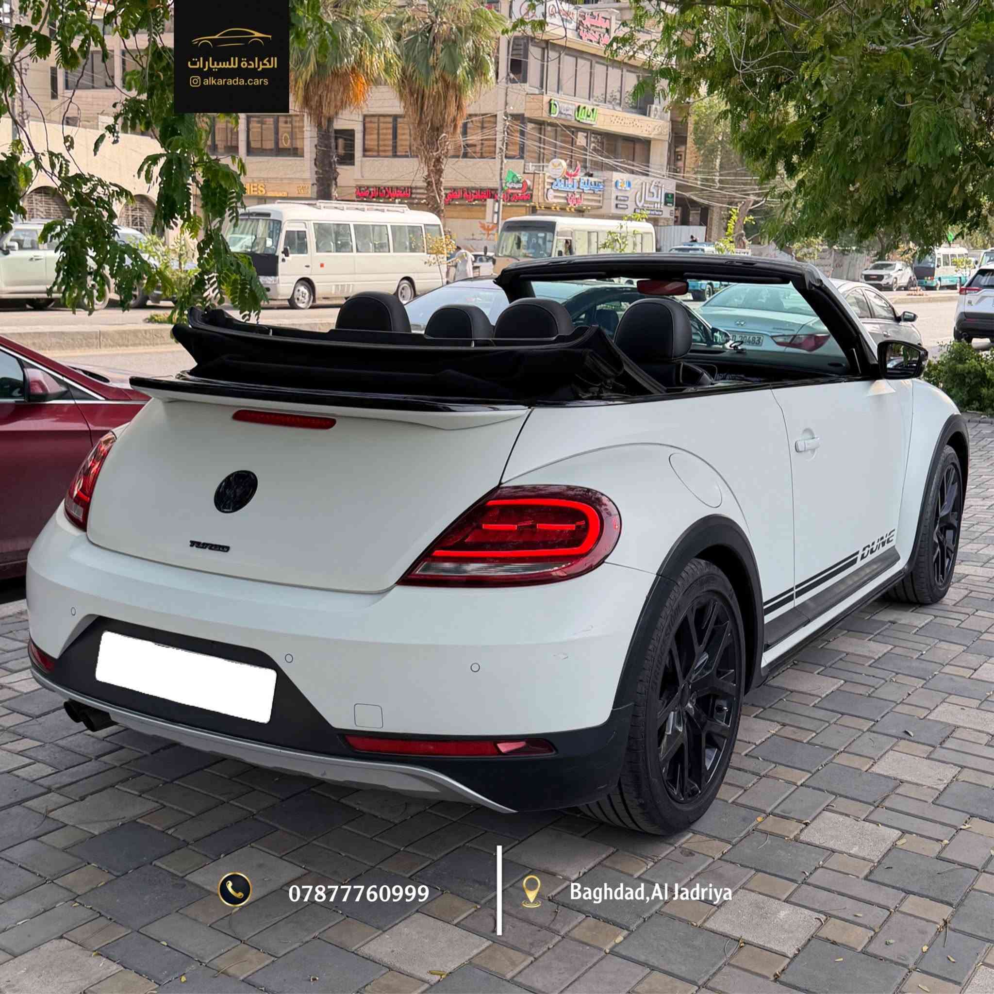 _ النوع: [ Volkswagen Beetle ] كشف مغلفة 
_ الموديل: [2018]
_ الكيلومتر: [51,000 كم]
_الضرر : [دعامية وبنيد] 
_ السعر: [25,000,000 د.ع /خمسه و عشرين مليون]
_ الموقع: بغداد – الجادرية 
_ للاستفسار: ***********⁩⁩⁩
