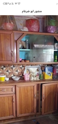 كاونتر • مغلف صاج • سنك متر ونص
