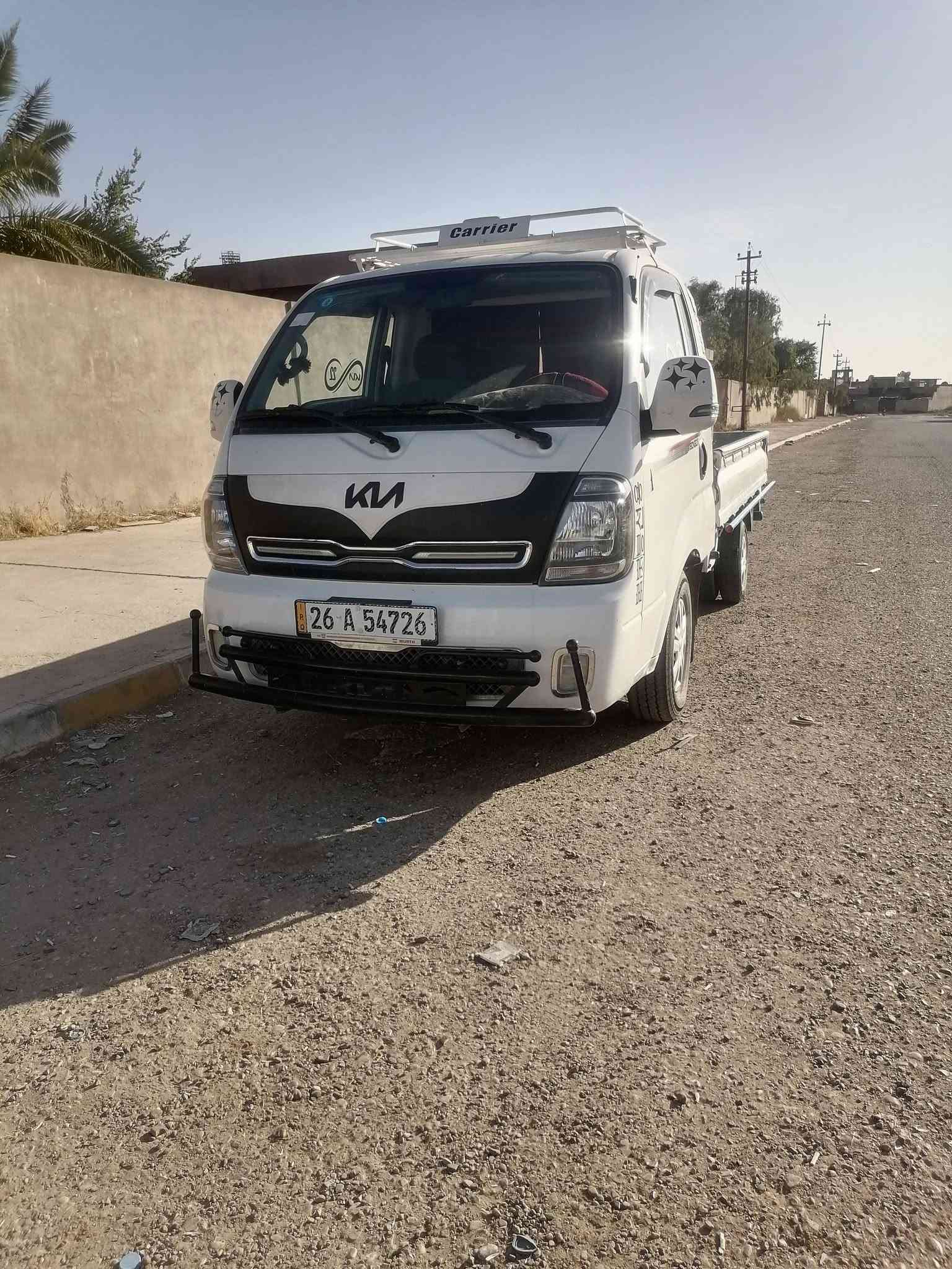 السلام عليكم متاح كيه حمل كلين  رقم صلاح الدين مكفوله كفاله عامه موديل 2022 حصه كاز بيها للتواصل عل الرقم ***********
