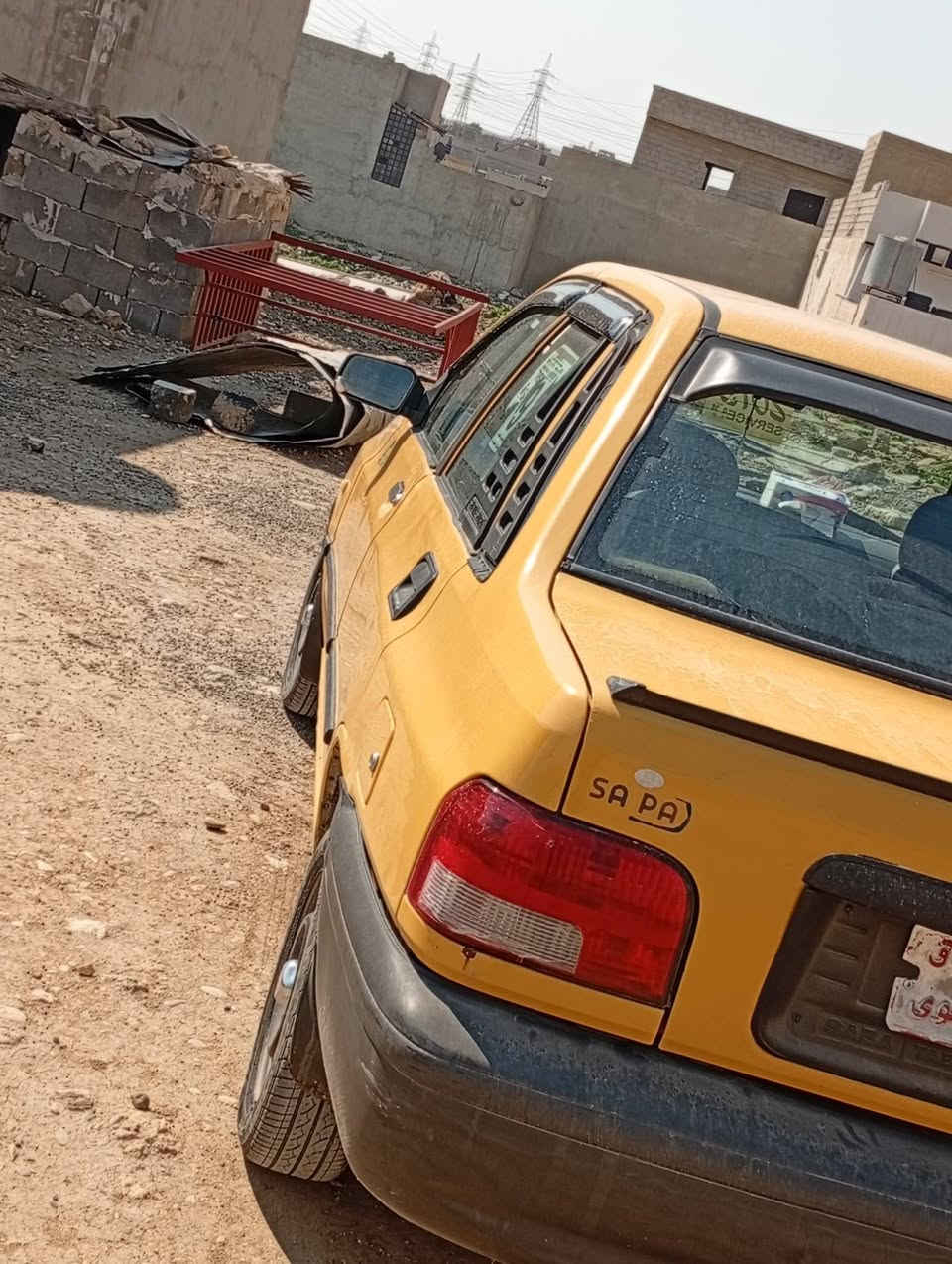 سيارة سايبا موديل 2012 للبيع
سعر 12 ورقة بيها مجال 
عليها هيئة و غرامة 1 مليون على مشتري
محركها صرف، كير شرط، رقمها نينوى
و شرط التحويل
***********
