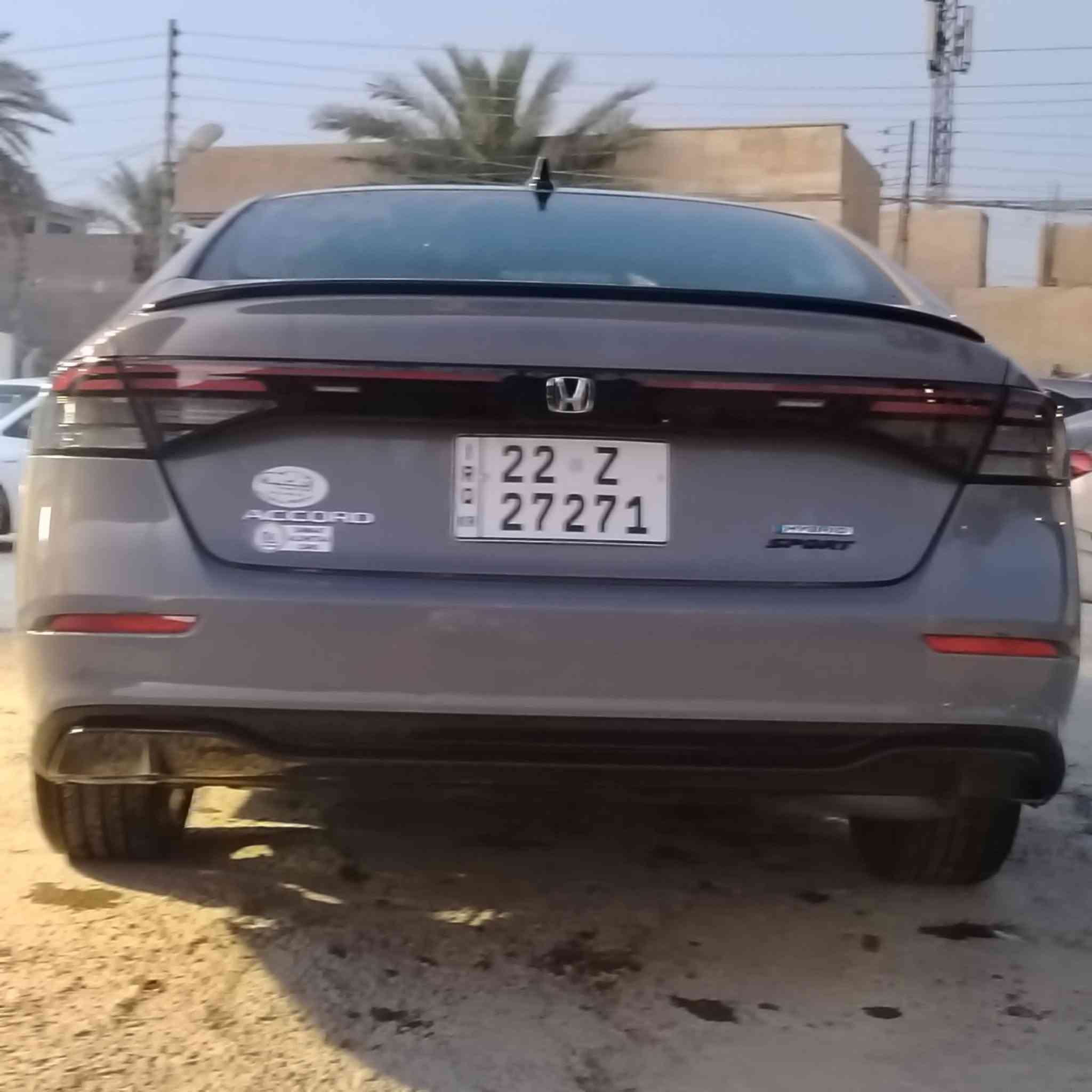 اكورد موديل 2025 بدون ايرباك بودن شاصي بدون صبغ ماشية 15 الف فئه سبورت L سعر 21 $$ الف وبه مجال رقم اربيل  ***********
