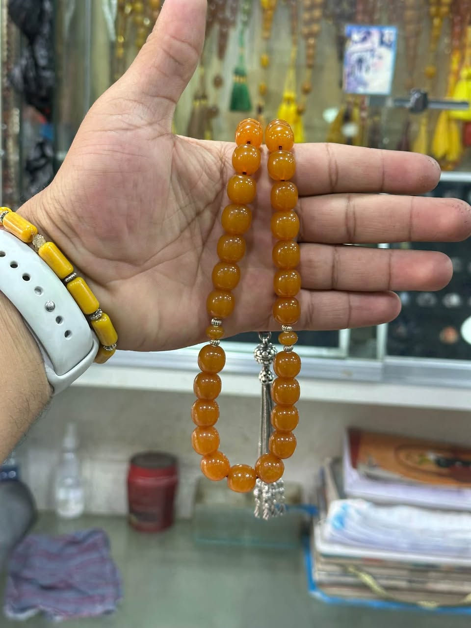 السلام عليكم مسبحة كهرب روسي قديم كركوشة فضة
@إشارة
