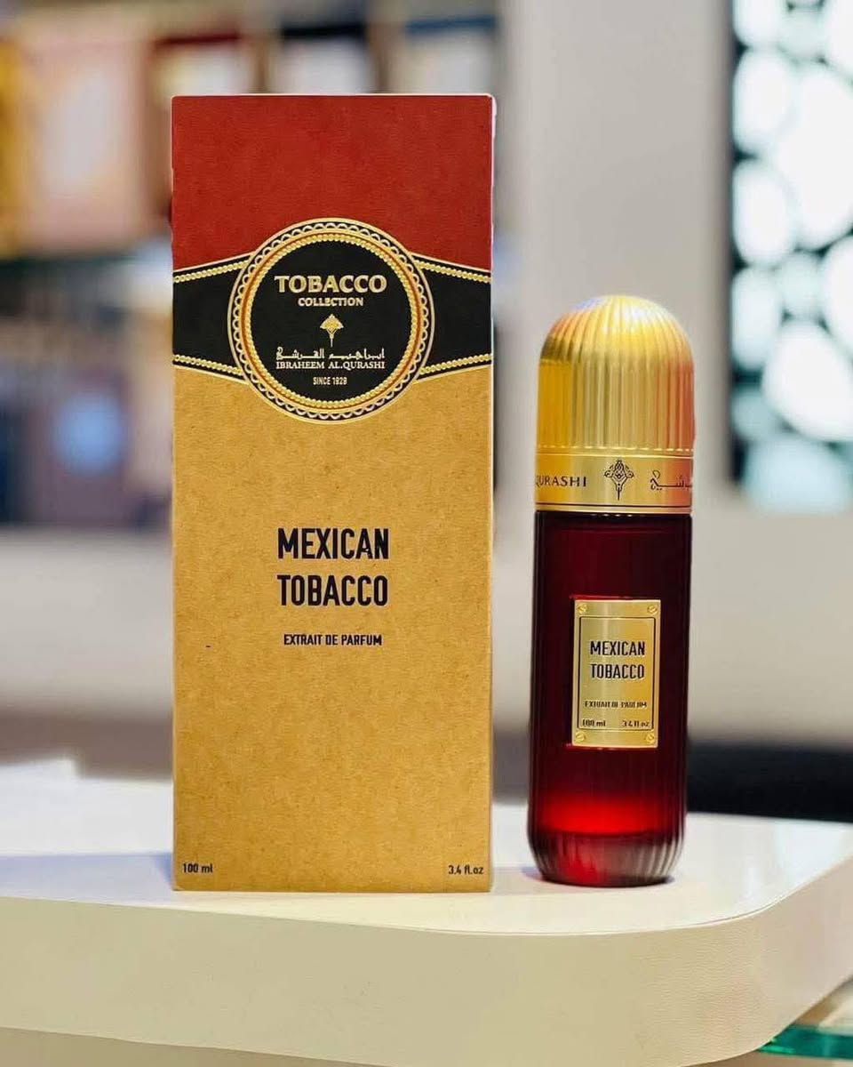 عطر التوباكو المكسيكي من ابراهيم القرشي 🌀
ينتمي عطر توباكو المكسيكي لعائلة العطور الشرقية للرجال، ويعد من أكثر عطور خط توباكو تميزاً. يمتلك رائحة ذات ثبات عالي وفوحان ساحر بنوتات التبغ المكسيكي التي تستحضر أجواء وثقافة المكسيك.

يفوح العطر بافتتاحية خشبية قوية ودافئة تتألف من خشب الأرز والكاكاو الداكن، الذي سرعان ما يكشف عن قلب رقيق لطيف من الروائح الزهرية (زهرة الليلك) مع لمسة من القرفة، ومن البداية للنهاية تسحرك رائحة التبغ المكسيكي إلى جانب روائح العنبر الفاخرة مع لمسة خفيفة من الورد في القاعدة.

⚪السعر 8,000⚪
--------
الحجز و الاستفسار دايركت
***********
--------------
📌عنوان المحل
 بغداد الحرية الدور شارع المشجر
مجاور كوخ المندي
