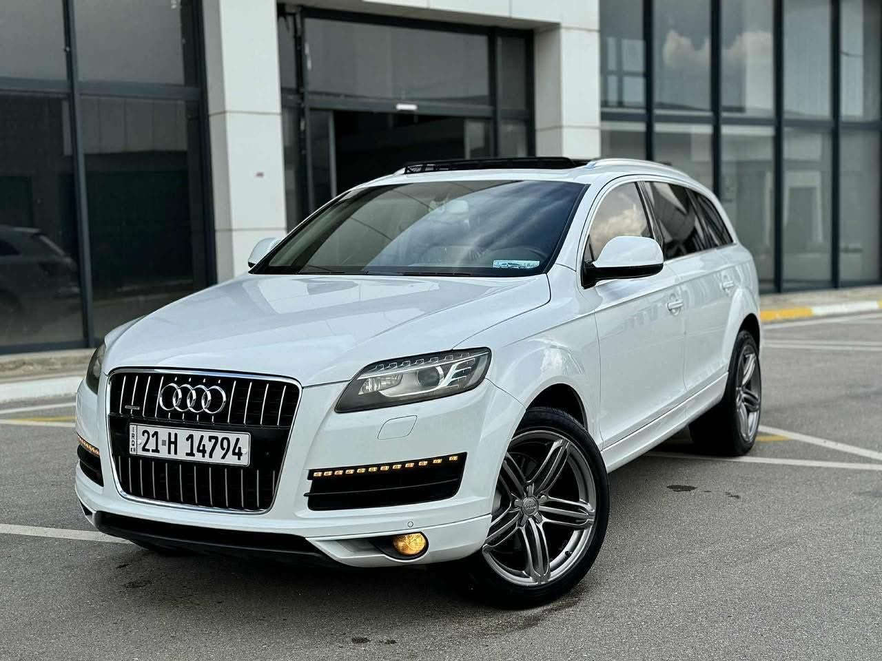 بسم الله الرحمن الرحيم
ئاودى AUDI Q7 QUATTRO 2013 فول مواصفات ١/١
مواصفات خليجي وكالة شريكة سردار ضمان دولي
____________________________________
مكان🌆: سليمانى                سعر135$
هاتف📲: ***********
____________________________________
محرك سته سلندر V6 3.0L سوپه ر چارچ محرك بنزين
گير و محرك بشرط مابي سوت و دغان و صرف  خلل مابي
____________________________________
{{ شبر صبغ }}بدون دواخل بدون أيرباگ بشرط
سيارة حيل حيلوة ماشالله جديد
____________________________________
مواصفات
{{ پانوراما - داخل اصفر - صندوق شفت - پردة - ماوس - كشنات جلد - كشنات كهربا - سيدي بوكس - تبريد مركزي - كاميرا - حساس خلفي و امامي - لايت ليد - ڤوليوم - تحديد سورعه - وبعد }}
____________________________________
اربع تايرات و ويل جديد
سنوي و رقم جديد ته حويل غه رامة بشرط سنوي بأسمي
سيارة شرط بدون اى نواقص گير و موحريك و حدادي و كاهرباى كولة بشرط
____________________________________
﷽
‏ AUDI Q7 QUATTRO 2013
ئاودى مؤديل 2013 فول مواسفات
مواسفات خليجى سفرى شه ريكه ى سه ردار زه مان
ره نگى سپى به فرى
________________________________
شوين🌆: سليمانى                   سعر💵:135$
موبايل: ***********
________________________________
مه كينه V6 3.0L شه ش بستؤنى سو په ر چارچ
گير و مه كينه ى به شه رت
سه وت و سه رف و خه له لى نييه به شه رت
________________________________
{{ يه ك په له بؤياغى بچوكى هه يه }} 
به بئ ناوگرتن بئ ئيرباگ
زؤر جوان ماوه ته وه و نمونه يه له جوانيدا
________________________________
مواسفات
{ پانؤراما - ناوزه رد - په رده - سندوق شه فت - كوشن جلد - ماوس - سيدى بؤكس -سئ ريز كوشن - ته بريد مه ركه زى -  كاميرا - حاسه ى پيش و دوا - لايت ليد - ڤؤليؤم - تحديد سورعه - زؤر مواسفاتى تر }
________________________________
چوار تايه و ويلى لؤكى بؤ به ستراوه
كامل سيرڤز كراوه و يه ك دينار مه سروفى نييه
سه نه وى و ره قه م و هه زه ى تازه يه به ناوى خؤمه وه يه
{{ گير و مه كينه و كاره باى و هه موو گيانى به شه رت }}
________________________________ السليمانية, العراق

