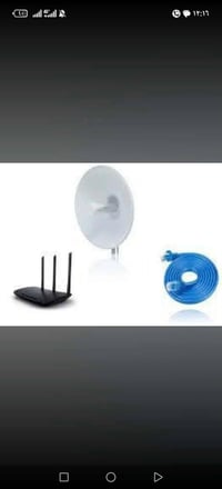 راوتر جديد استخدام 4 شهور للبيع منضومه كامله سعر 100الف  راوتر تاب لنك...