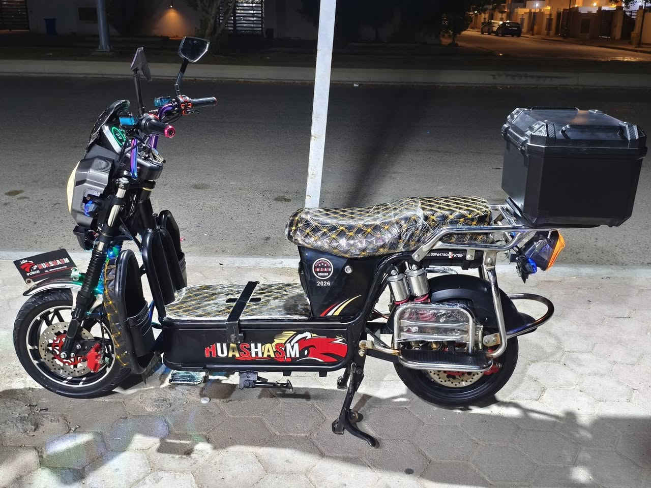 السلام عليكم للبيع
جبلي هيوشة 2026 نضيف فول عل فحص نضام تشغيل بصمة وسويج الجنطة قفل الكتروني يعني فول بطاريات فول الدراجة ما بيهة اي نقص السعر 725 وبي مجال للطيبين 

للتواصل *********** واتساب
