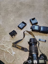 كامره نيكون D7100 • مستعمل قليل • فلاش وتريجر