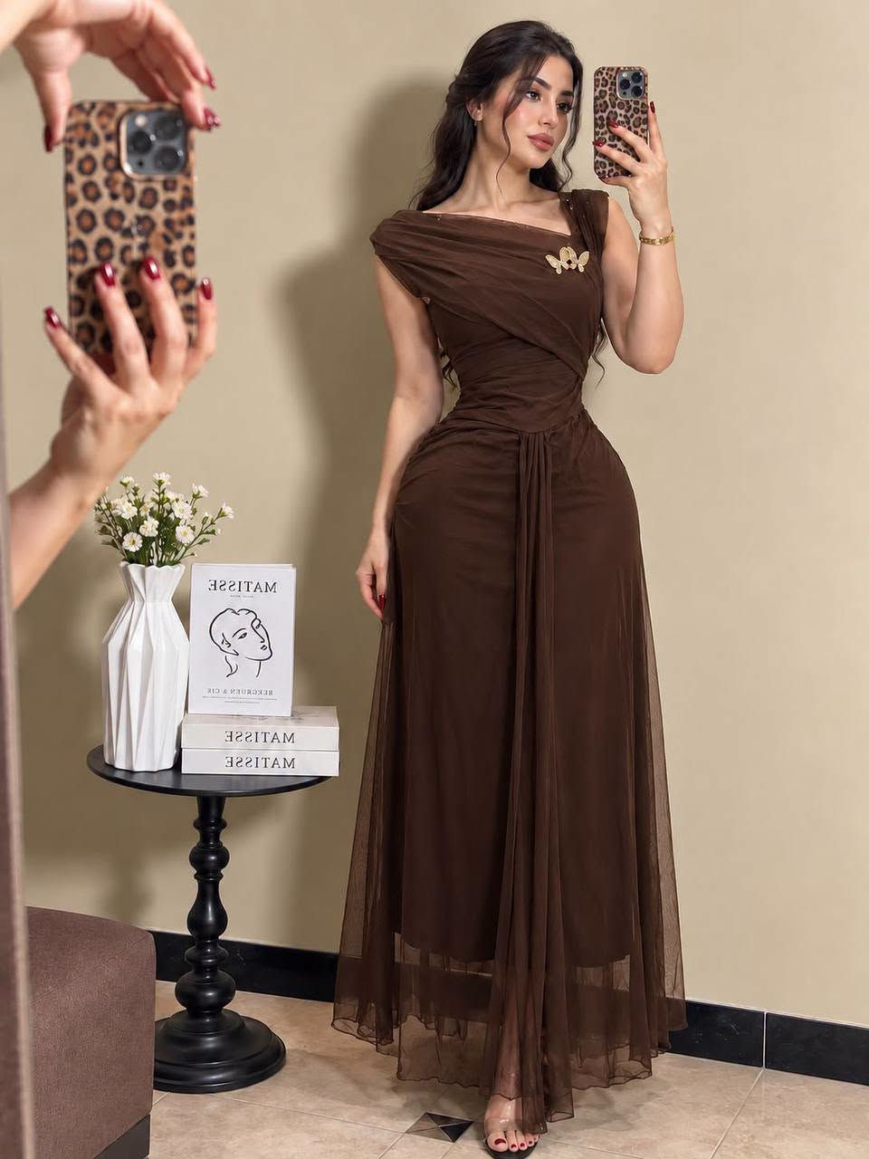 فستان شيفون مبطن كولتي عالي ✨

القياسات 38 40 42 44 46 ✨

السعر 25
