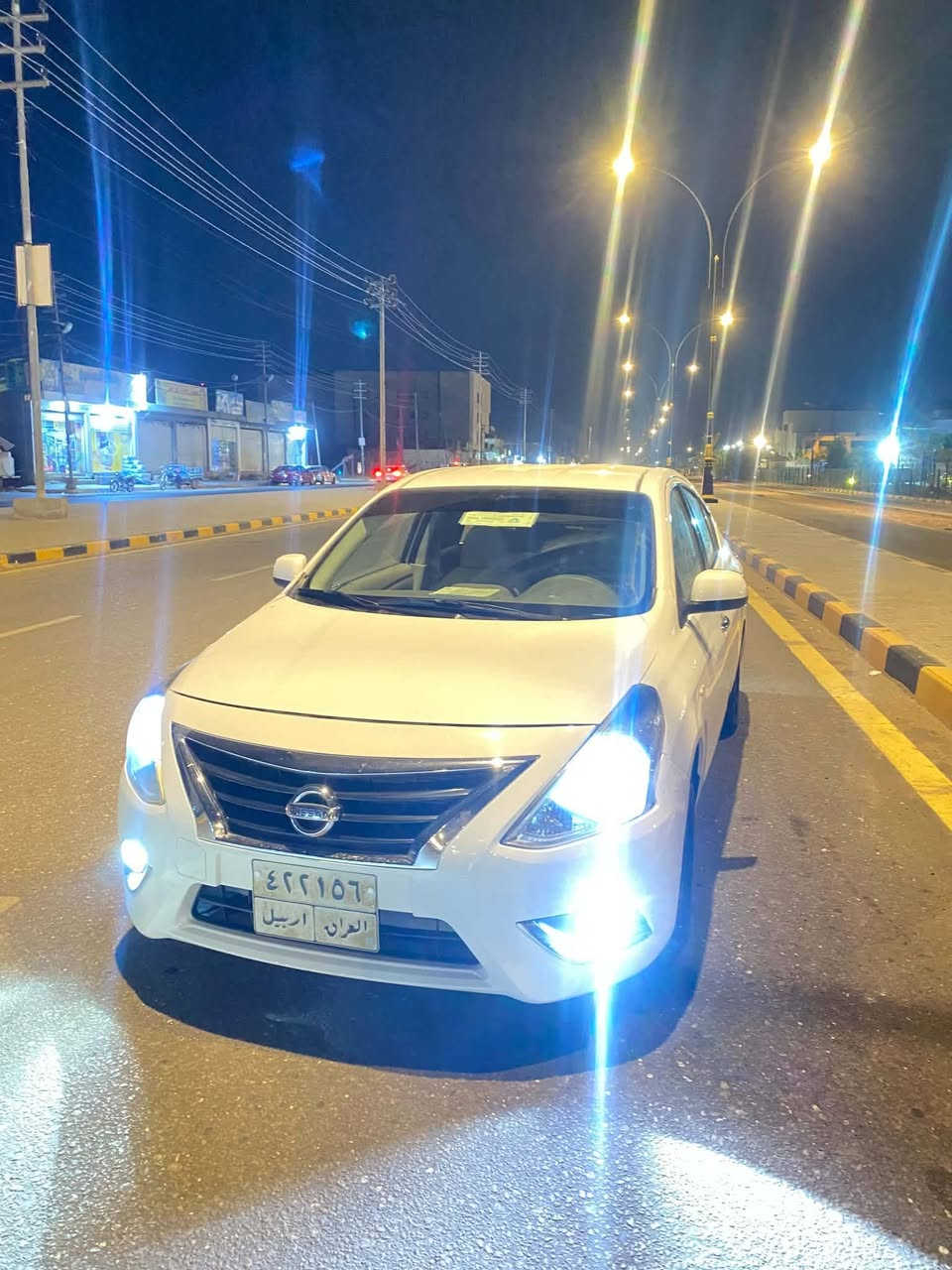 سلام عليكم نسيان صني هندي بليته زركه بيها طعجه بل جاملغ الامامي الأيسر مبدل نفس لون موديل 2017 السياره جديده 
السياره رقم اربيل تريد مداور تريد وكاله السياره كامله مكمله من حداديه تبريد كله كامل شاشه تحكم ستيرن السياره جديده مكاني النجف ملحق قريه الغدير الاستفسار أكثر اتصل *********** السعر 86 بيها مجال الشراي

