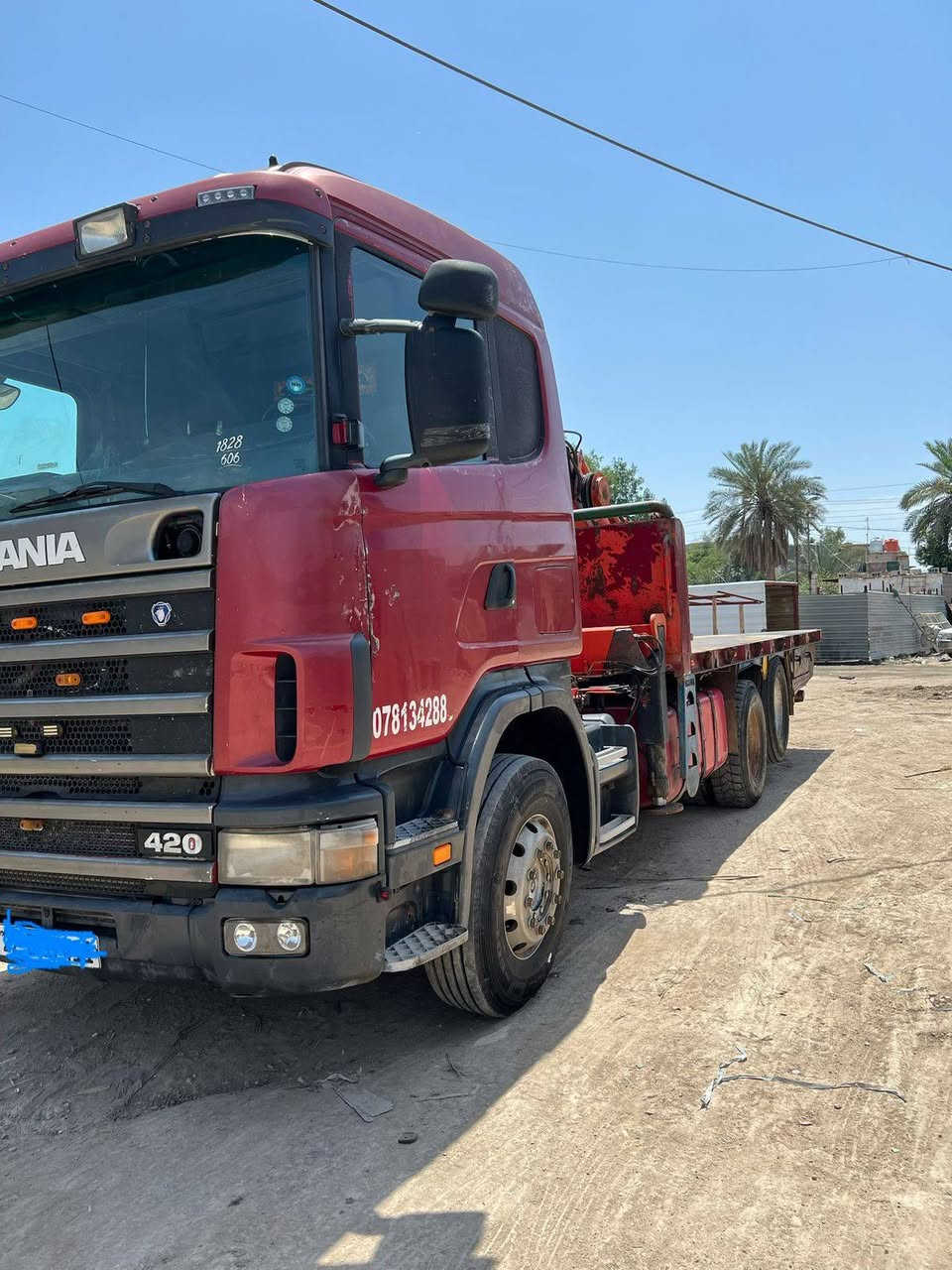 السلام عليكم سكانيه كرين مديل٢٠٠٤ مكينه نجكتر جهاز فاس ١٢طن رابعه سليت دوران كامل مزوج رقم اربيل انكليزي بدي تزكام تبريد شقال  مكان بصره ***********
