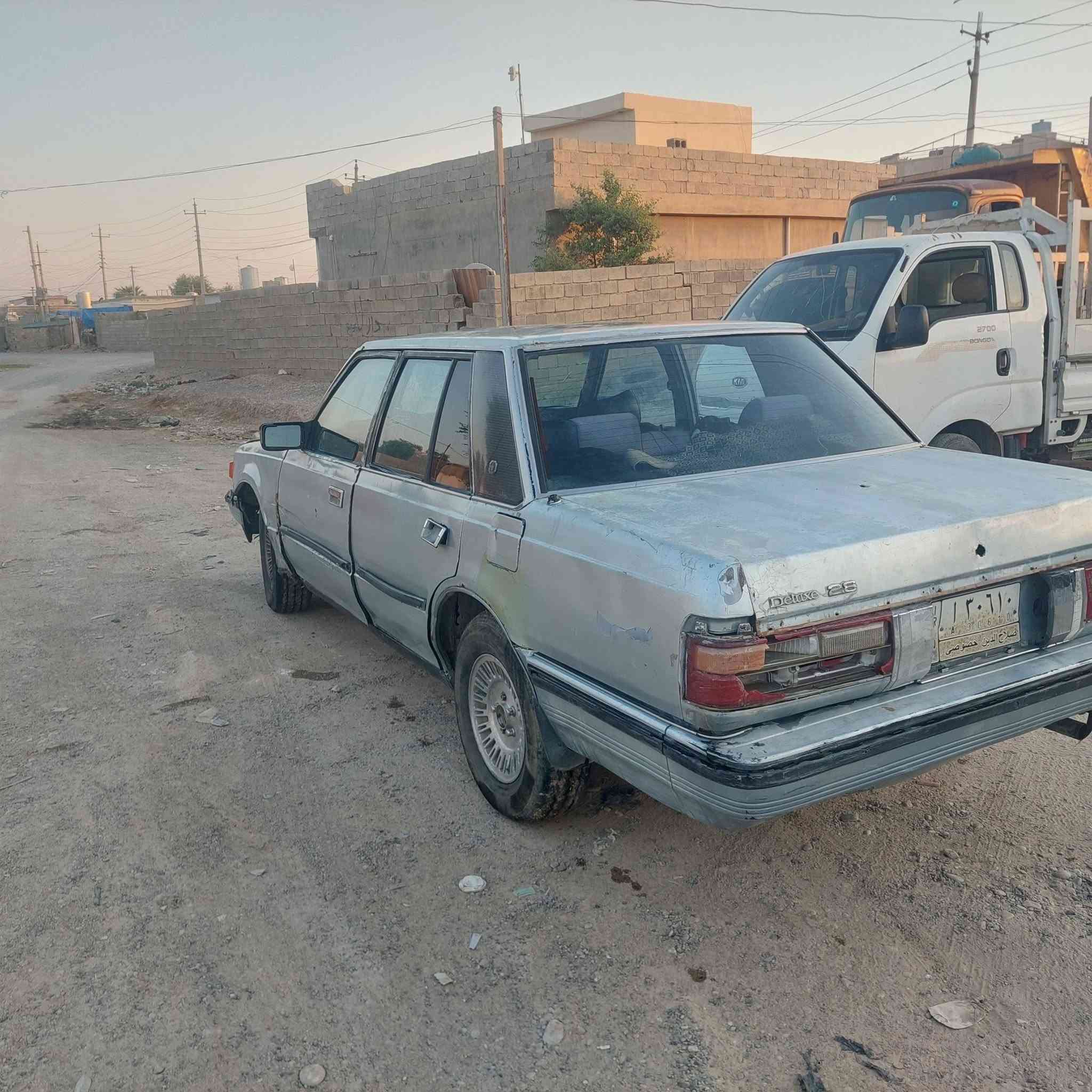 سلام عليكم من رخصت الدمن سوبر تيوتا كراون ديلوكس موديل  1987 بيه خيس بسيط محرك بي تبخير راعيه بقضاء شرقاط يحول للمشتري رقم لماني سنويه نافذه السعر 20 ورقة غفل مو شراي لا يتصل رجان تفاصيل كاتبه كامل رقم الهاتف ***********@

نص مكتوب في الصور:
- ٩:٢٥ م
