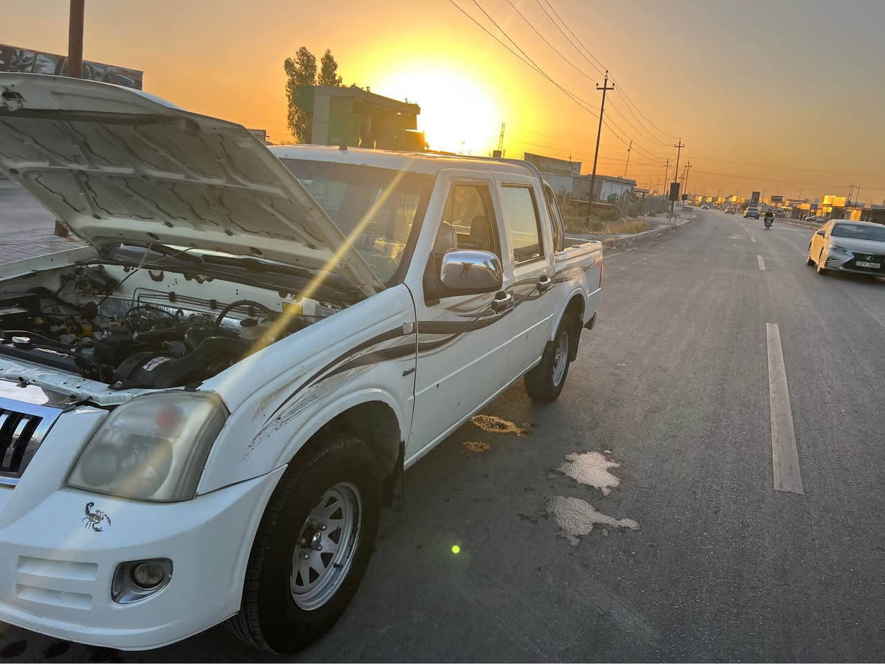 بيكاب داداي 2006
سنويه لحد 2027شهر تالث
كهربائية كلها شرط 
كير ومحرك شرط 
لاستفسار بالرقم :*********** كركوك, العراق
