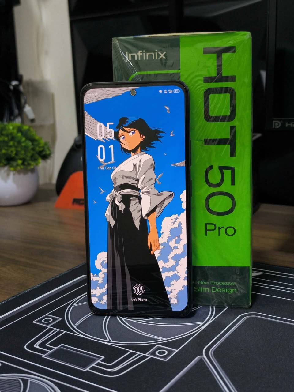 للبيع Infinix Hot 50 Pro 4G بحالة ممتازة ونظيف جداً، استخدام شخصي ومحافظ عليه.

🔹 RAM: 8GB 
🔹 Storage: 256GB
🔹 شاشة AMOLED 120Hz
🔹 بطارية 5000mAh
🔹 شحن سريع 33W
🔹 كاميرا رئيسية 50MP
🔹 بصمة داخل الشاشة
🔹 الجهاز شغال بالكامل وبدون أي مشاكل

📦 ويا الجهاز:

العلبة الأصلية
الشاحن الأصلي
الكيبل
السماعة
عدة كفرات مثل ما مبين بالصور

📱 الجهاز نظيف جداً وما بيه كسر أو ضرر واضح، والشاشة واللمس والكاميرات والشحن كلهن شغالات بصورة طبيعية.

💰 السعر: 180 الف
📍 المكان: بغداد - حي الخضراء 
📞 رقمي: *********** بغداد, العراق
