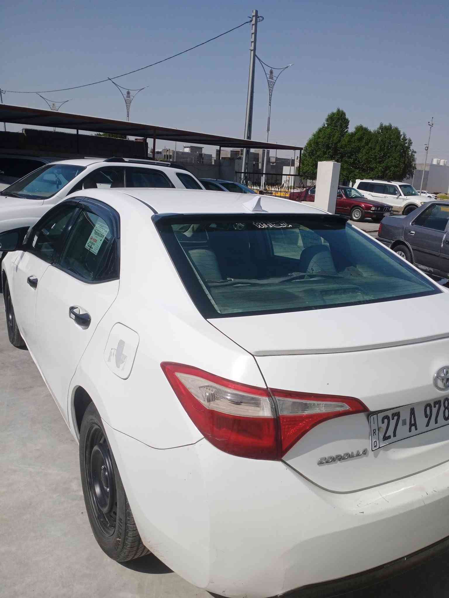 سلام عليكم كورلا واردامريكي مديل 2016 مكينه كير خير من الله مكينه 1800 تخم تاير صدر خلفي امامي جديد تبريد ثلج سيارة كلش حلوه بيها اماكن صبغ ابيعك حزام رقم ذي قار بسمي شرط التحويل 90 وبي مجال مكاني ديالى بلدروز رقم الهاتف ‏‪***********‬‏
