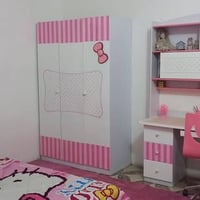 غرفة نوم بناتيه خمس قطع للبيع السعر 350 العنوان الشعب حي البساتين 0776...