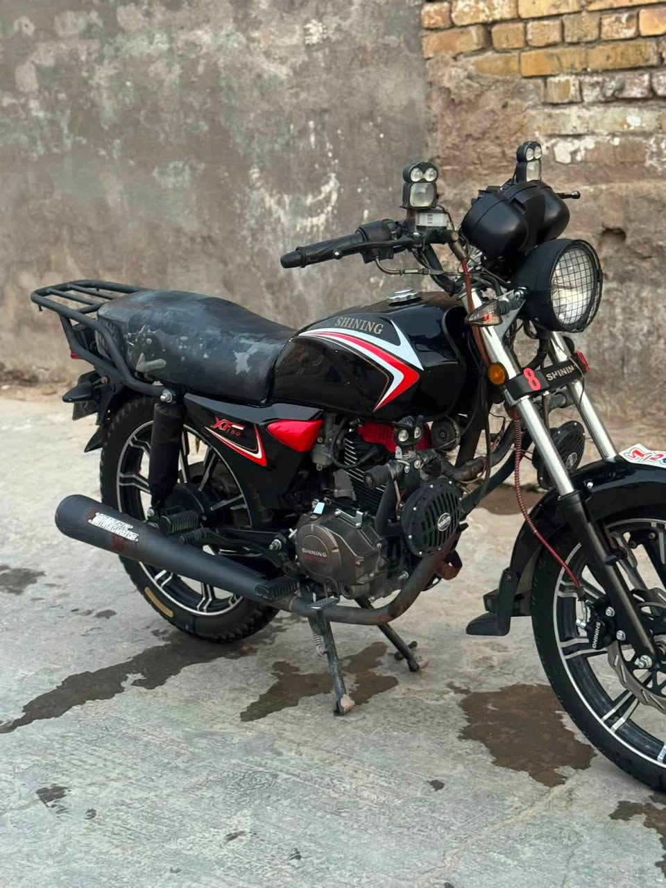 دراجه شاينك مكفوله من كلشي اوراقه كامله اصوليه او امرقمه هم الأستفسار او السعرالاتصال عله هاذه الرقم ‭***********‬ سوق الشيوخ
