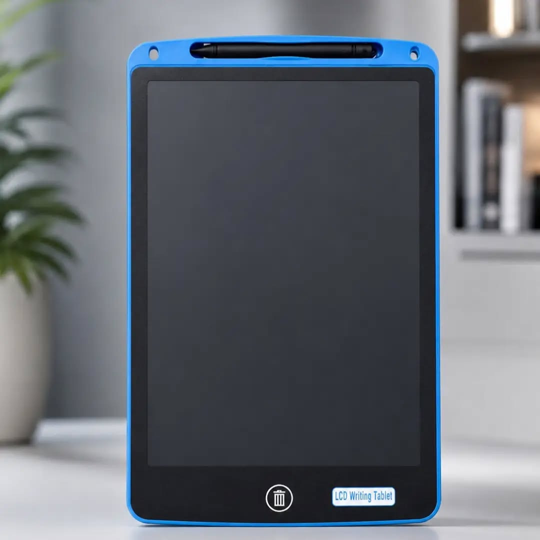 لوح كتابة LCD الذكي (12 بوصة) – الحل المثالي والأمن لأطفالك! ✍️✨
​احصل الآن على اللوح الذكي الصديق للبيئة، البديل المثالي للورق والطبشور لتنمية مهارات أطفالك بكل سهولة وأمان.
​🌟 مميزات الجهاز:
​صديق للبيئة: يوفر استهلاك الورق والطبشور (يحمي البيئة ويوفر مصاريفك).
​آمن تماماً: شاشة خالية من الإشعاعات لحماية عيون الأطفال أثناء الاستخدام الطويل.
​استخدامات متعددة: مثالي للرسم، الخربشة والترسيم الحر، التمرّن والتدريب على الكتابة، وحل مسائل الحساب والأرقام.
​سهل وعملي: كتابة سلسة ومسح بنقرة زر واحدة، مع مكان مخصص لحفظ وتخزين القلم.
​بطارية تدوم طويلاً: تعمل البطارية حتى سنتين متواصلتين.
​📍 المتوفر لدى:
​مكتبة الأبرار للقرطاسية  بســـــــعر 3000 دينار فقط 
​🚚 خدمة التوصيل:
​متوفرة خدمة التوصيل داخل قضاء الغراف.
​📲 للحجز والاستفسار:
تواصلوا معنا عبر الواتساب:
​📞 ***********
​📞 ***********

نص مكتوب في الصور:
- لوحة كتابة ذكية اكتب . امسح . أعد الاستخدام سهلة الكتابة بلمسة ناعمة مسح بلمسة واحدة زر حذف سريع صديقة للبيئة بدون ورق أو حبر قابلة للحمل خفيفة وعملية