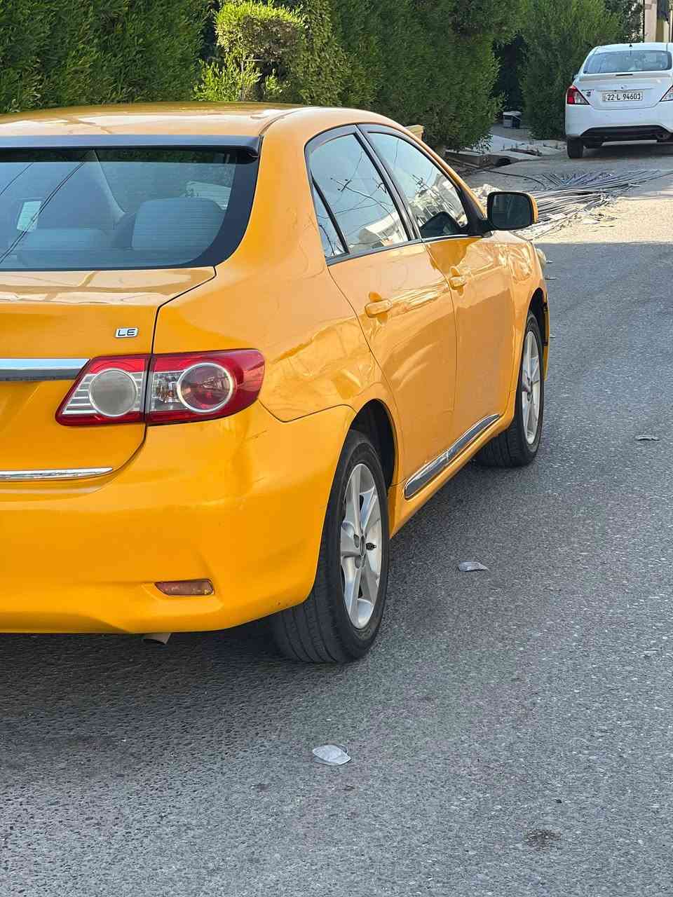 السلام عليكم
كورلا موديل 2011 كندي رقم كركوك
 ضرر جاملغ السايق مبدل بلادي فقط
بدون دواخل بيهة تصفيه باب الامامي جهة السكن والباب الخلفي جهة السايق السيارة بدووون دواخل
كير محرك جديد بالشرط تبريد شغال 
سيارة جاهزة غاز وبنزين 
السعر 118 وبيهة مجال
عنواني كركوك 
***********
